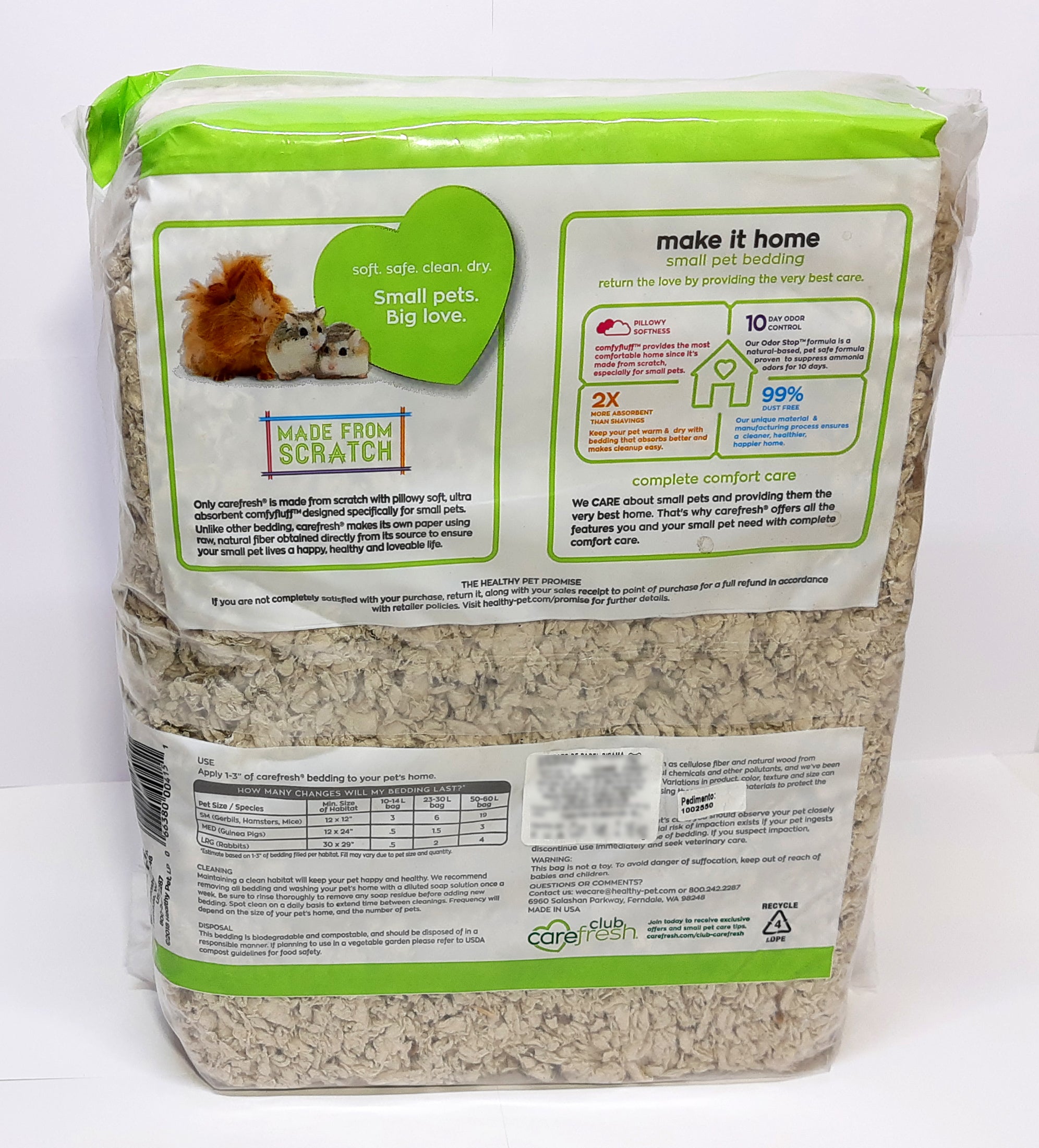 Carefresh Natural Substrate 30 Lt (1.5Kg)