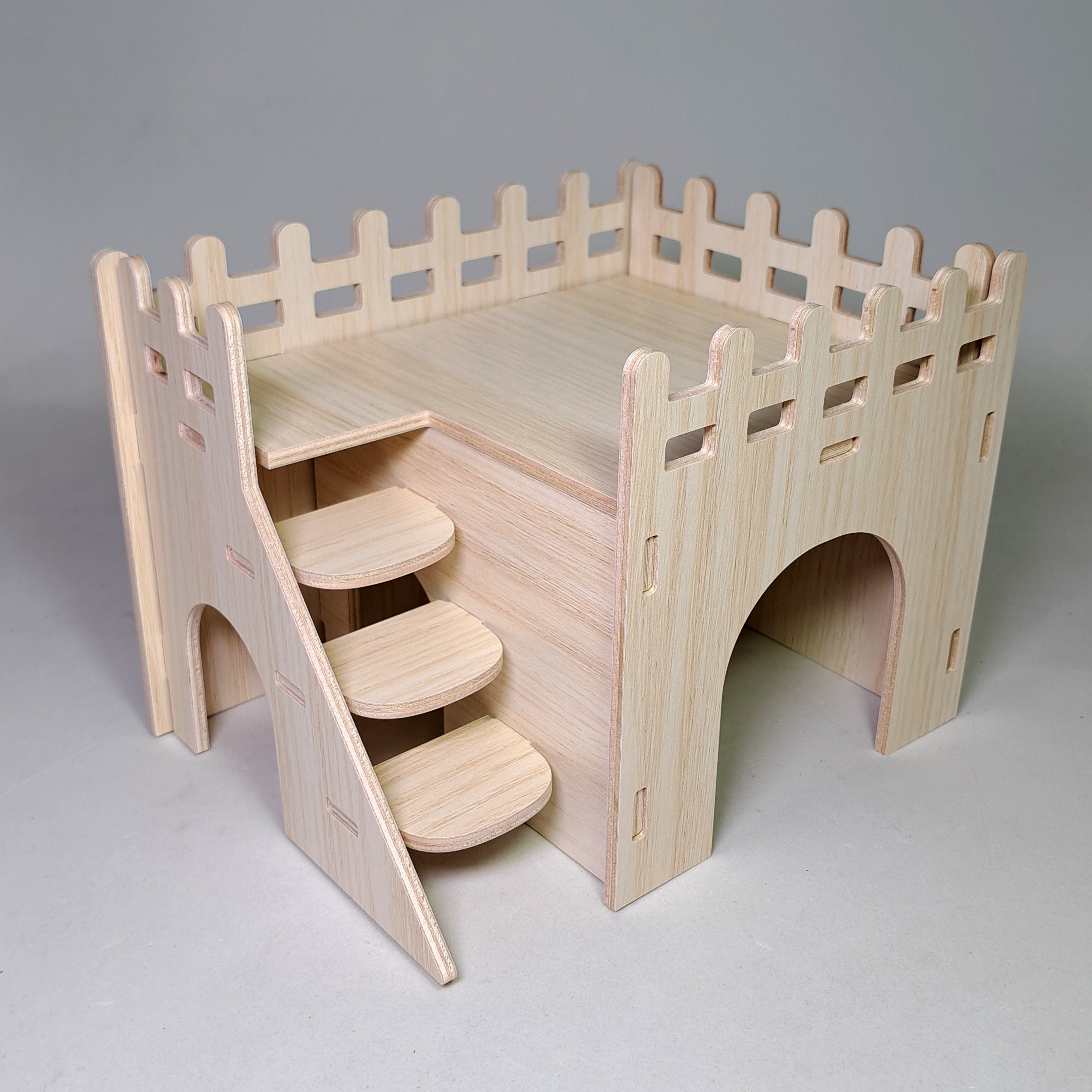 Castillo de madera armable para Hamster