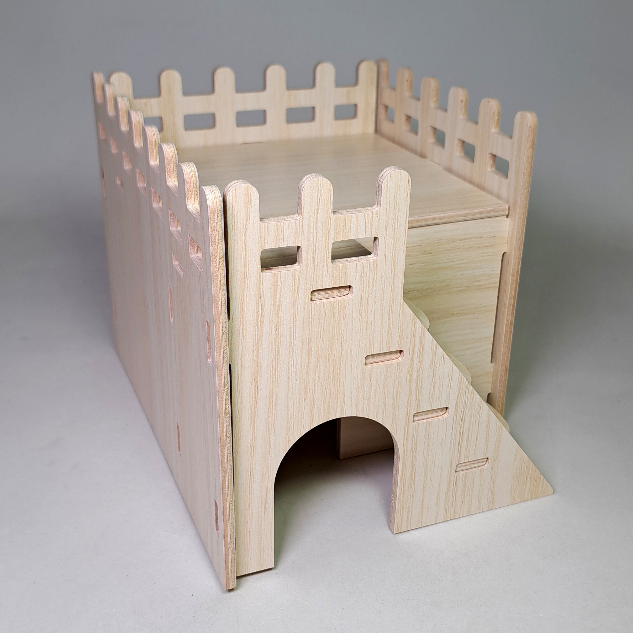 Castillo de madera armable para Hamster
