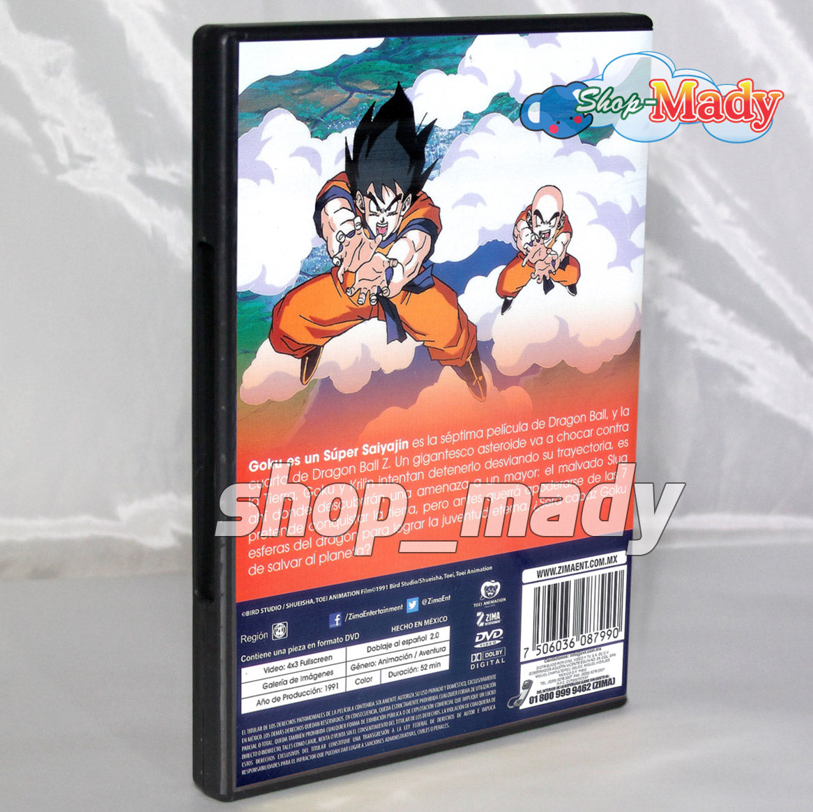 Dragon ball Z Goku es un super saiyajin DVD
