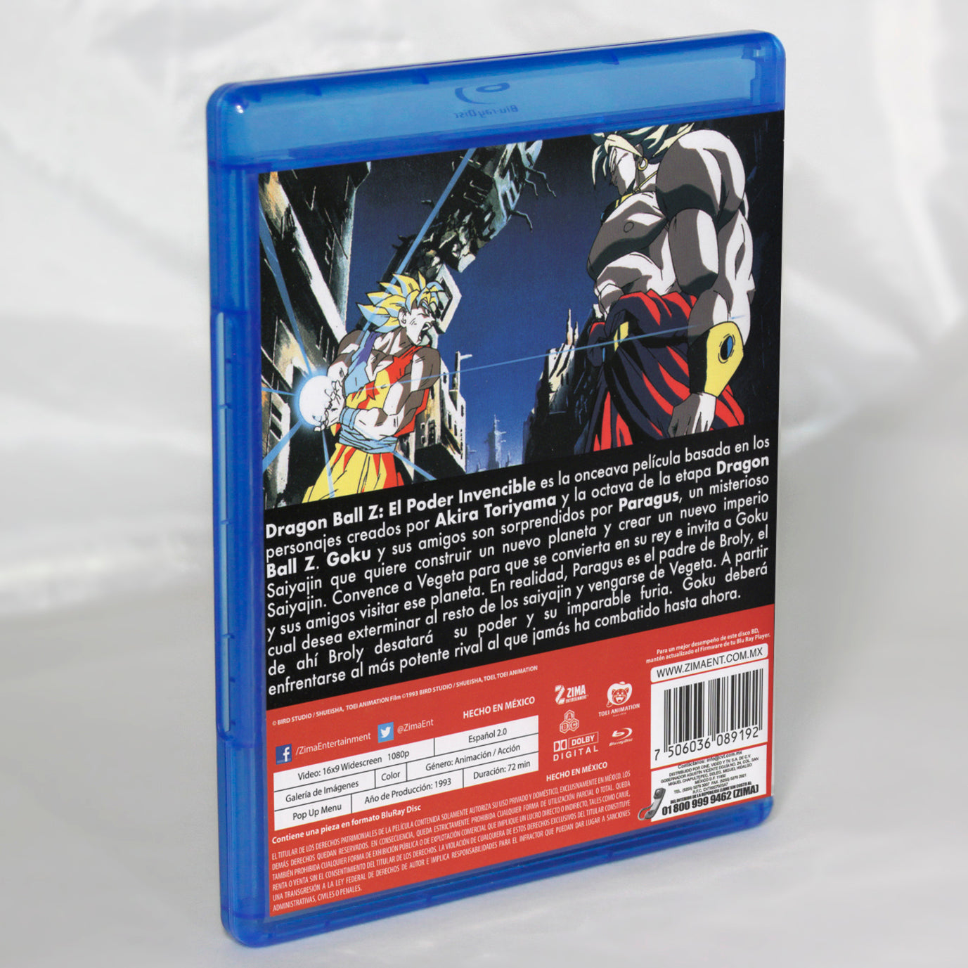 Dragon Ball Z El Poder Invencible Blu-ray