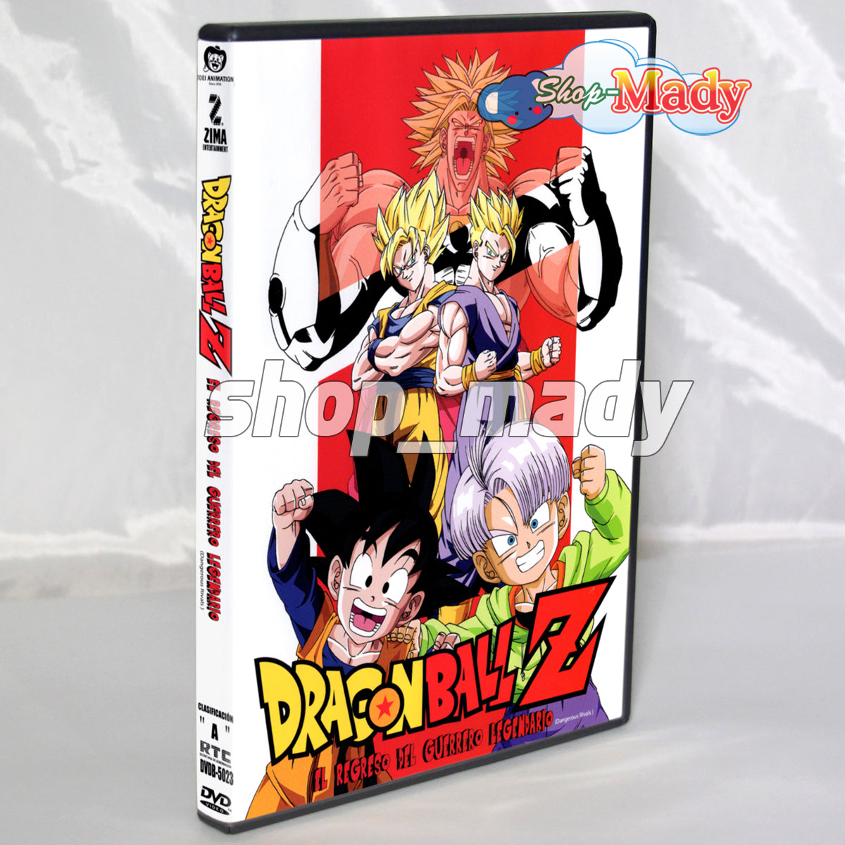 Dragon Ball Z El regreso del guerrero legendario DVD