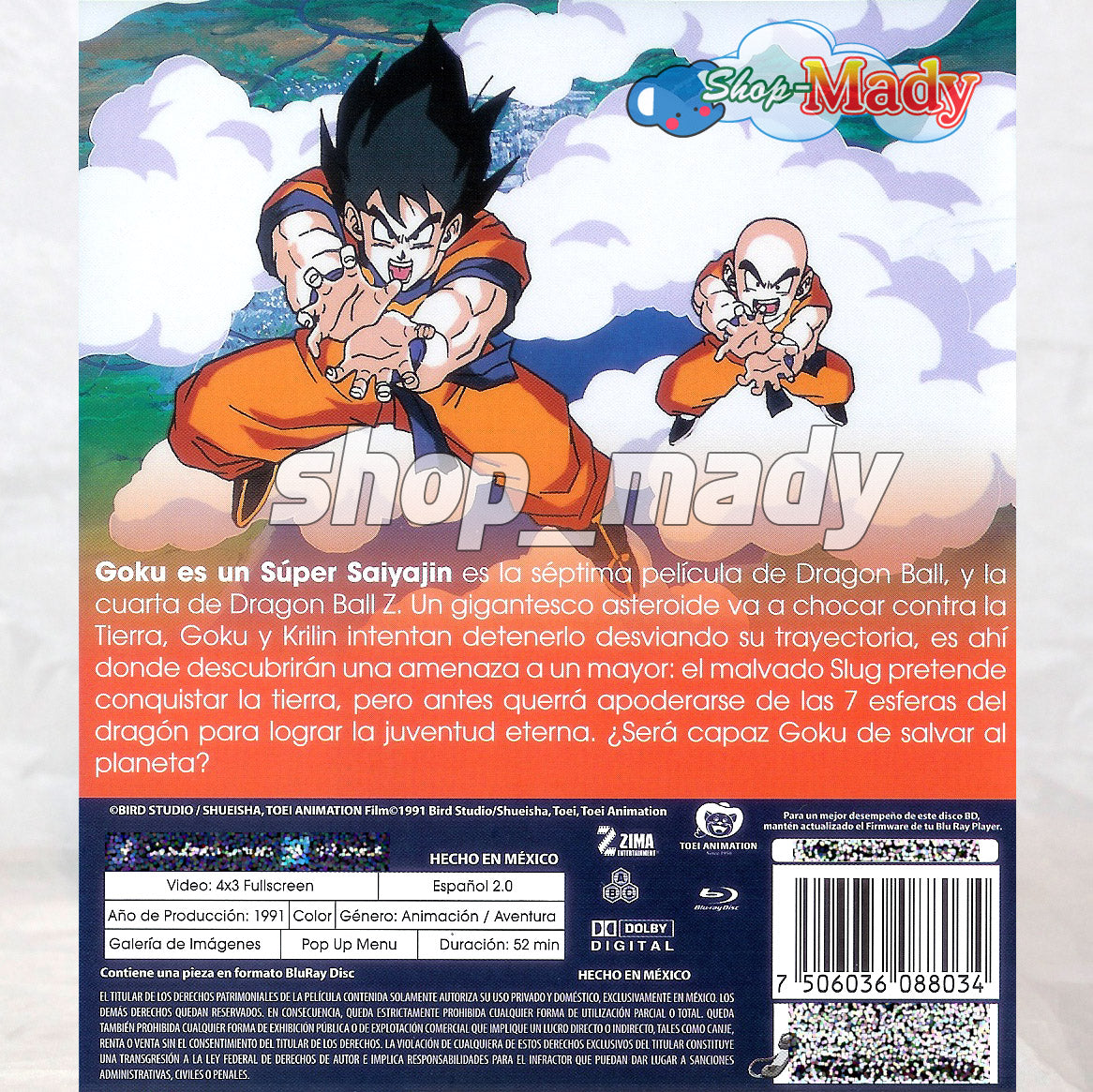 Dragon Ball Z Goku es un super saiyajin Blu-ray