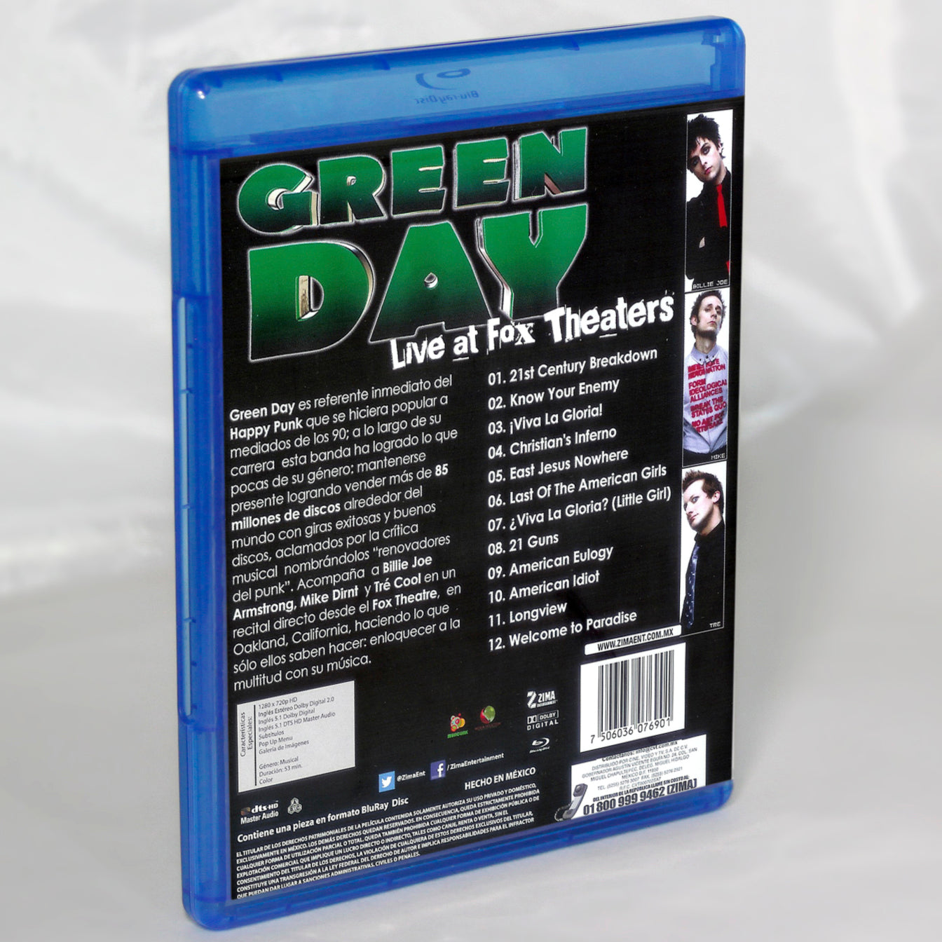 Green Day Live at Fox Theaters Blu-ray
