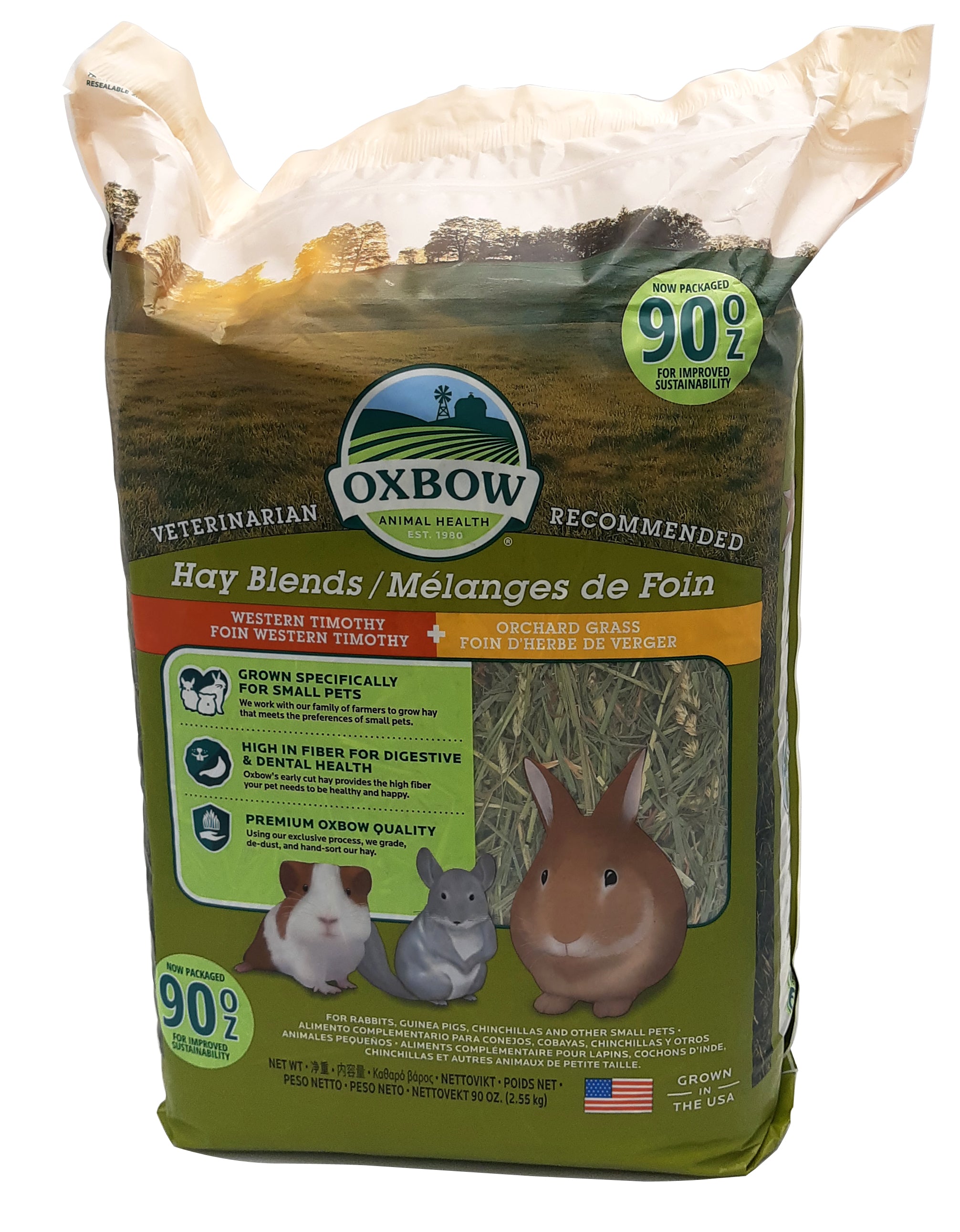 Timothy Hay And Orchard Grass Oxbow 2.5 Kg