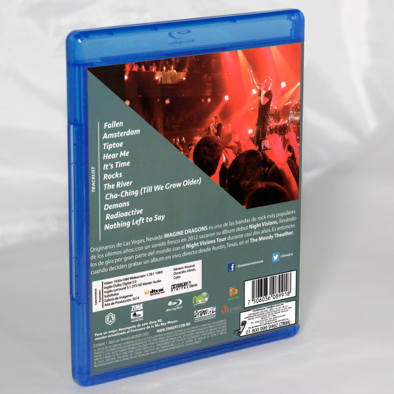 Imagine Dragons Live at the Moody Theather Blu-ray