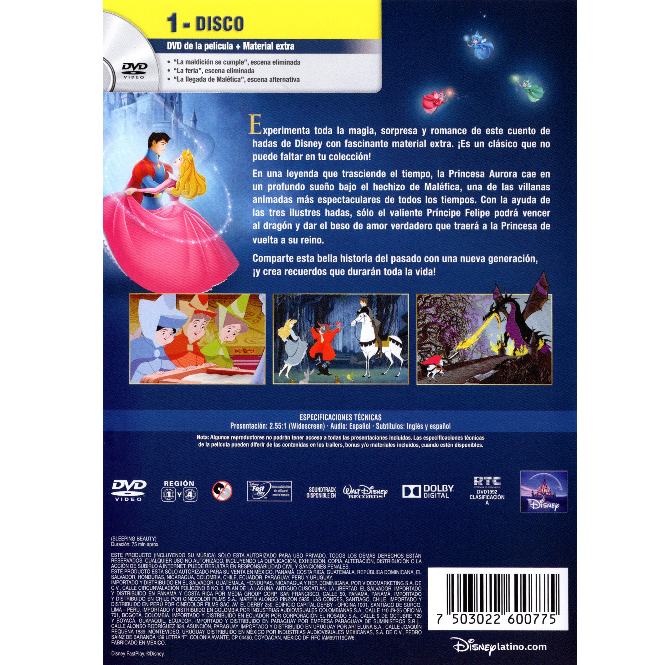 La Bella Durmiente Dvd Edicion Especial