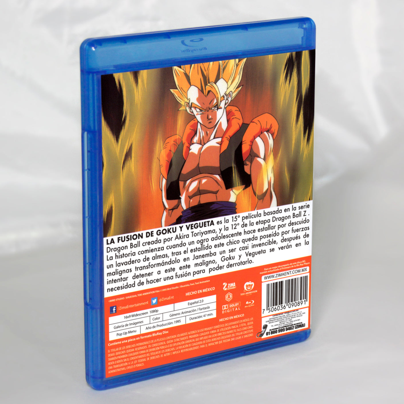 Dragon Ball Z la fusion de Goku y Vegeta Blu-ray