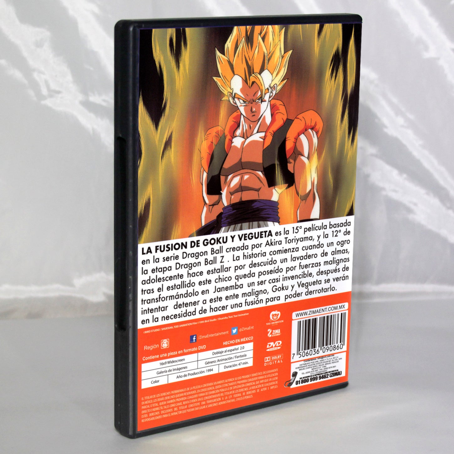 Dragon Ball Z La fusion de goku y vegeta DVD