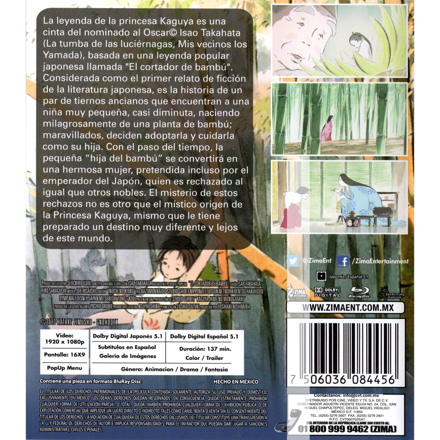 La Leyenda de la Princesa Kaguya Blu-ray