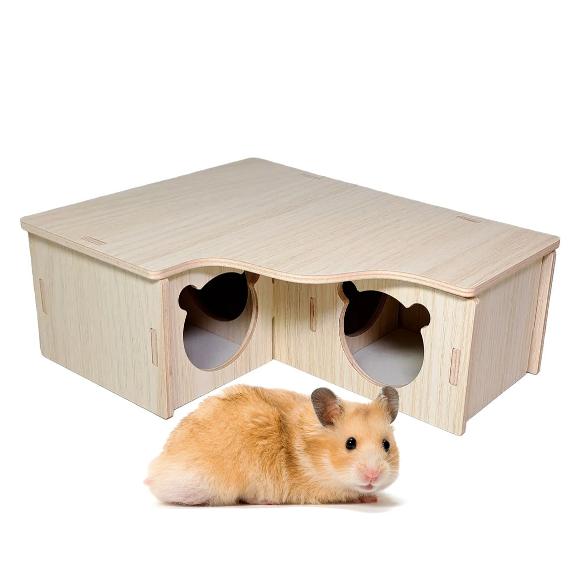 Casa laberinto de madera armable para Hamster