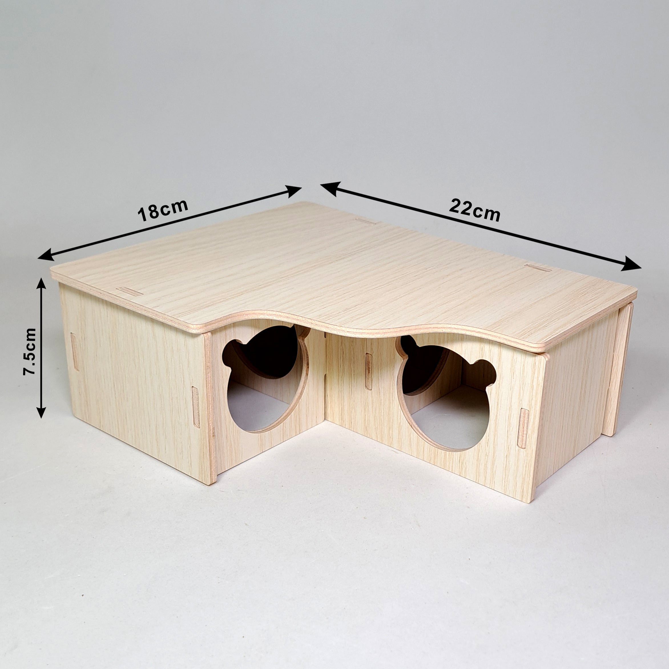 Casa laberinto de madera armable para Hamster