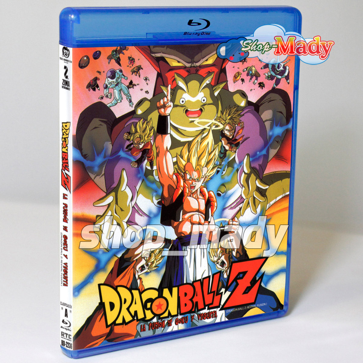 Dragon Ball Z la fusion de Goku y Vegeta Blu-ray