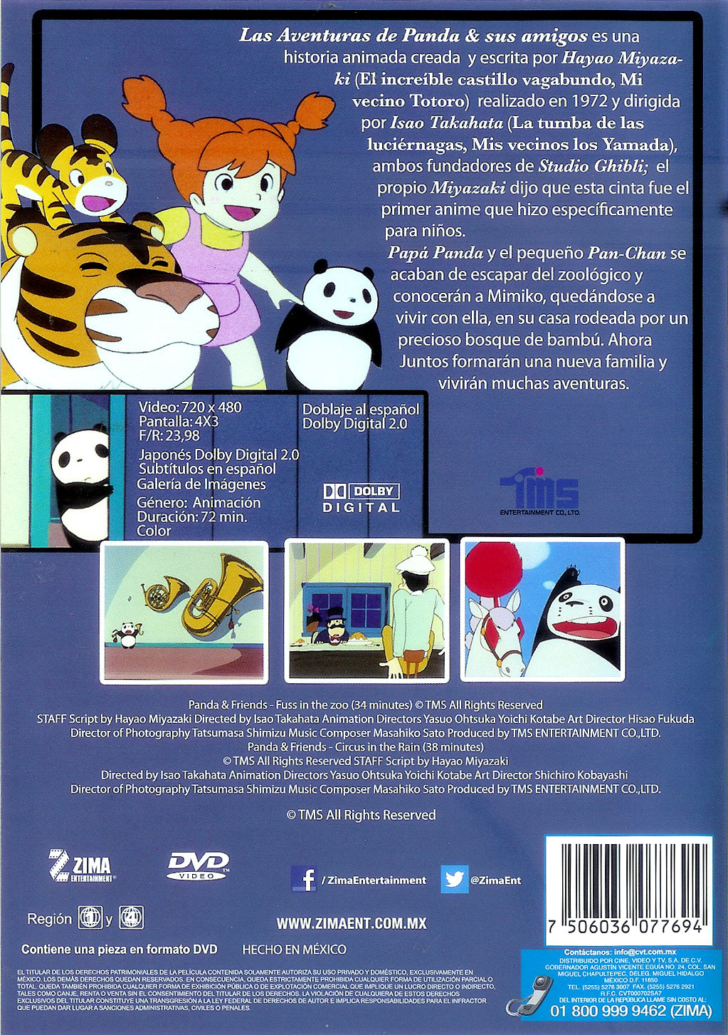 Las Aventuras de Panda & Sus Amigos DVD