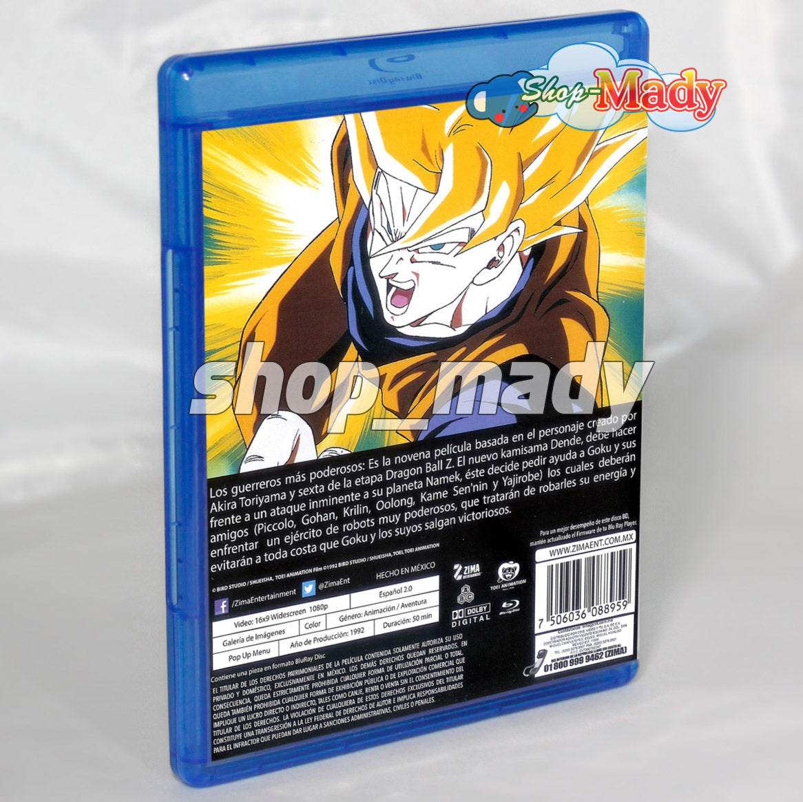 Dragon Ball Z Los Guerreros Más Poderosos Blu-ray