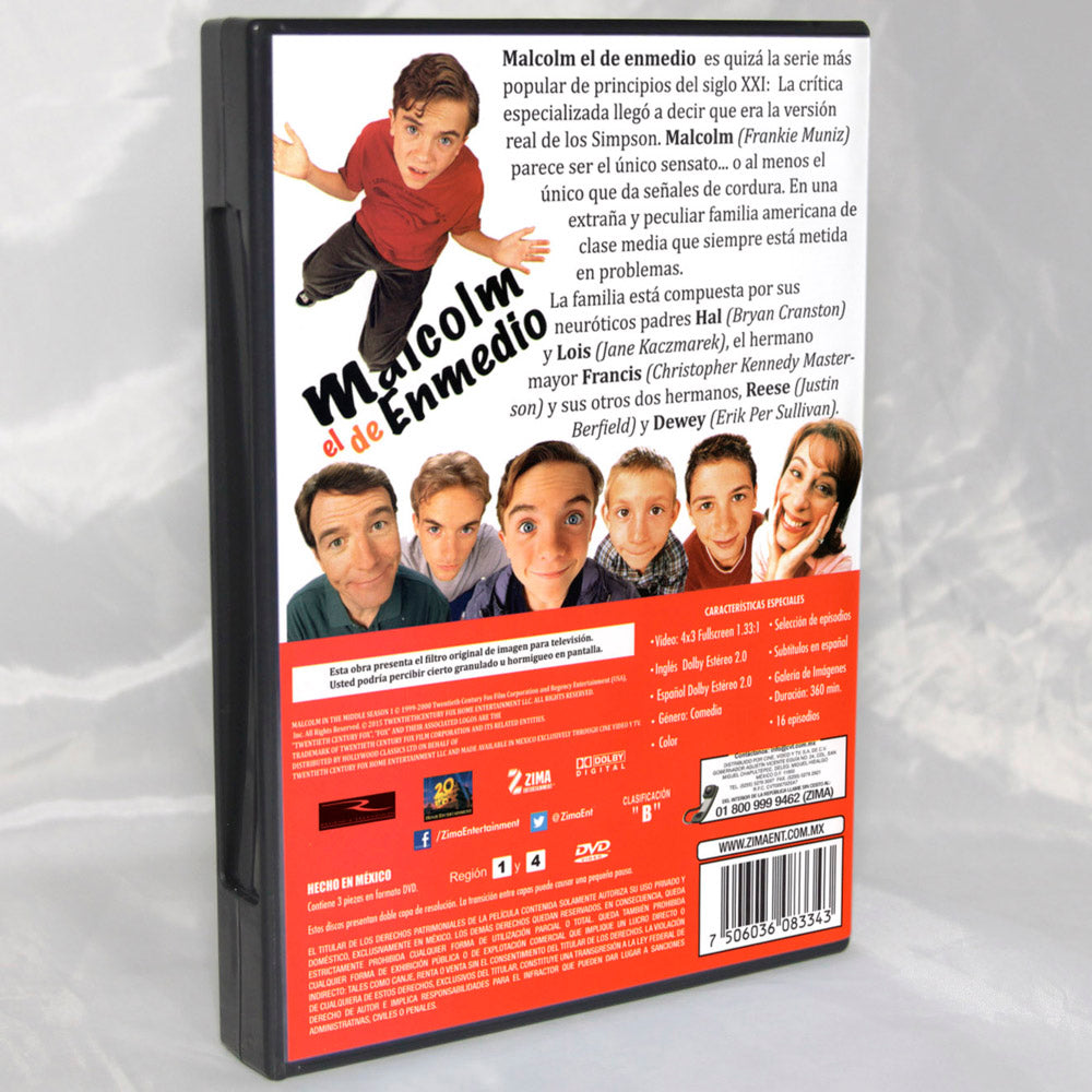 Malcolm el de Enmedio Primera Temporada DVD