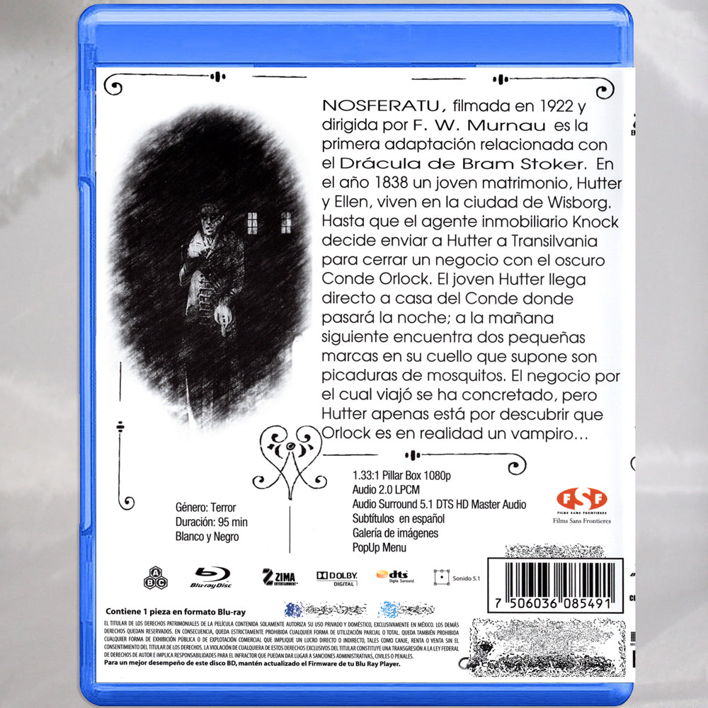 Nosferatu La sinfonía del Horror Blu-ray