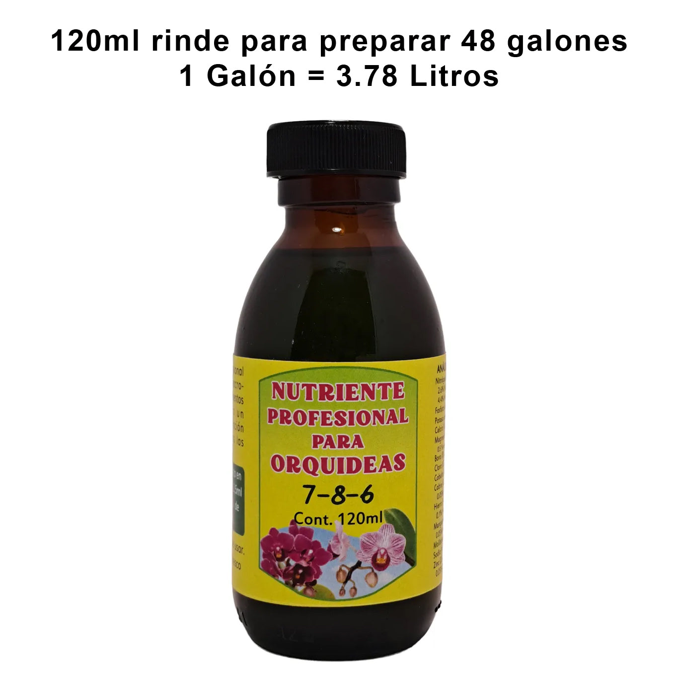 Fertilizante Profesional Para Orquideas 120ml