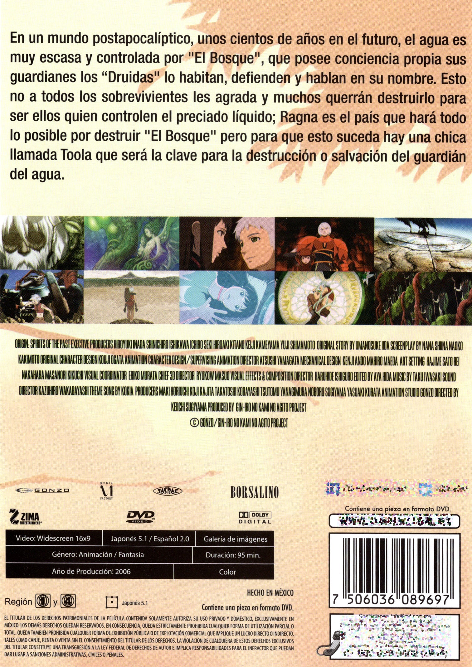 Origen espiritus del pasado DVD