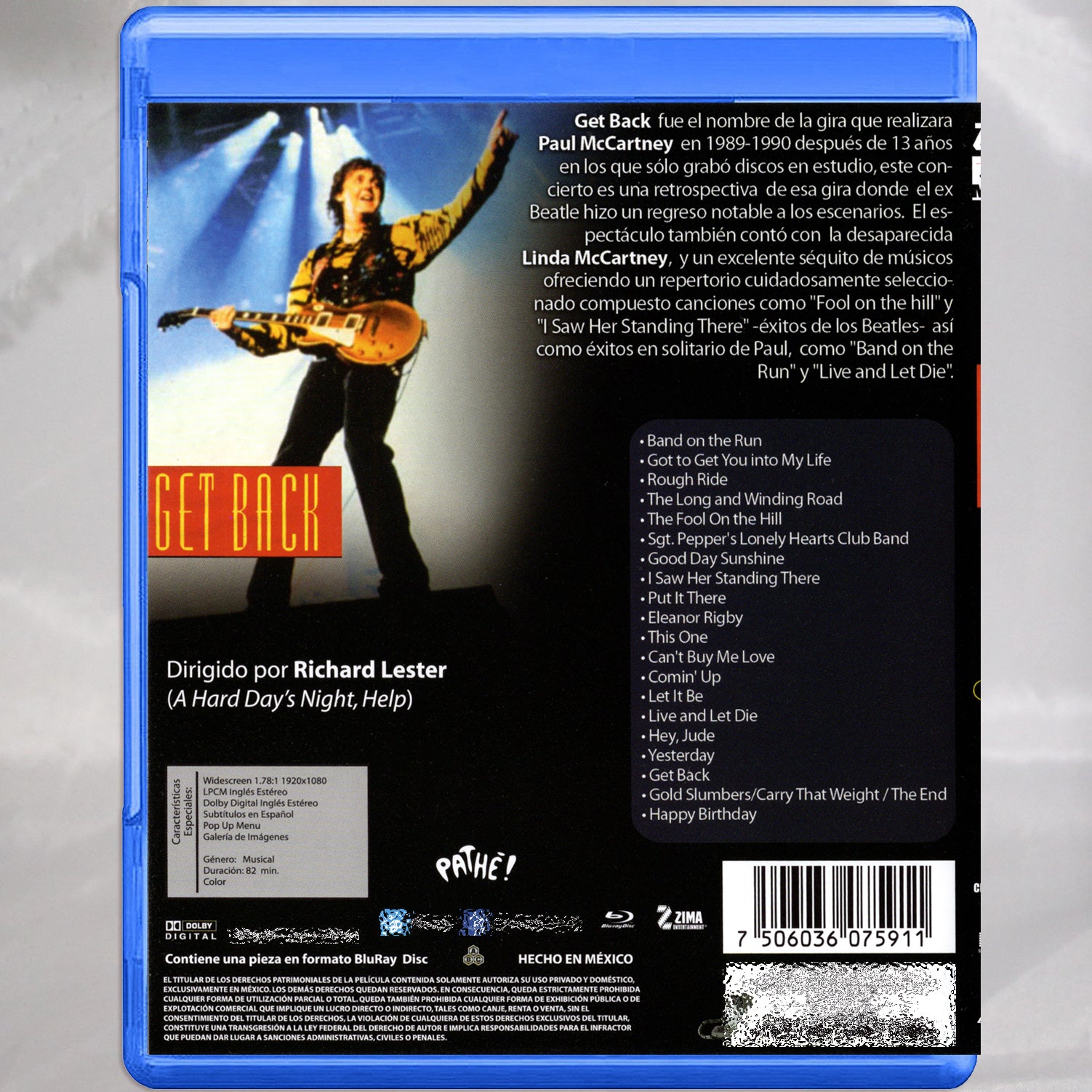 Paul McCartney Get Back Blu-ray