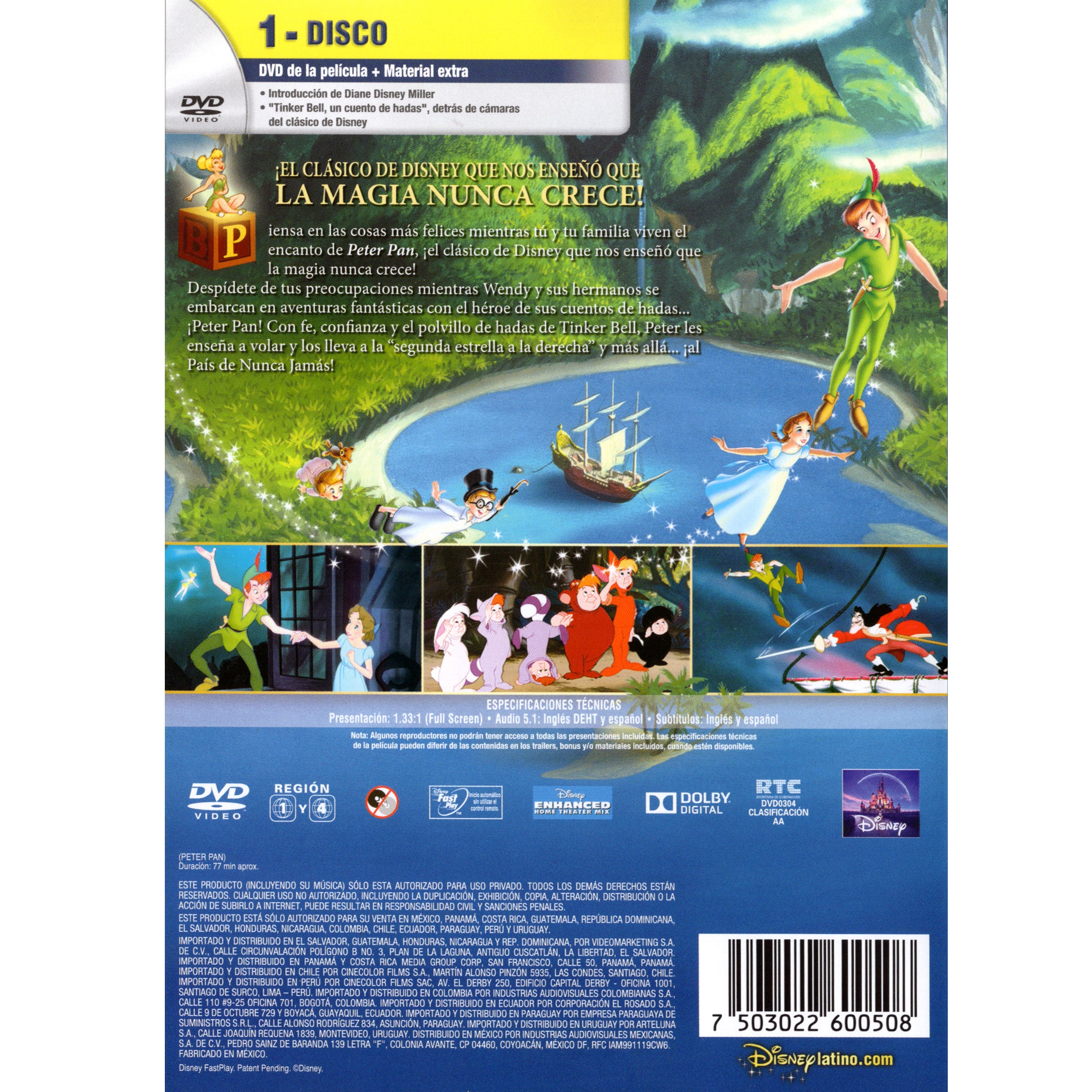 Peter Pan DVD Edicion Especial