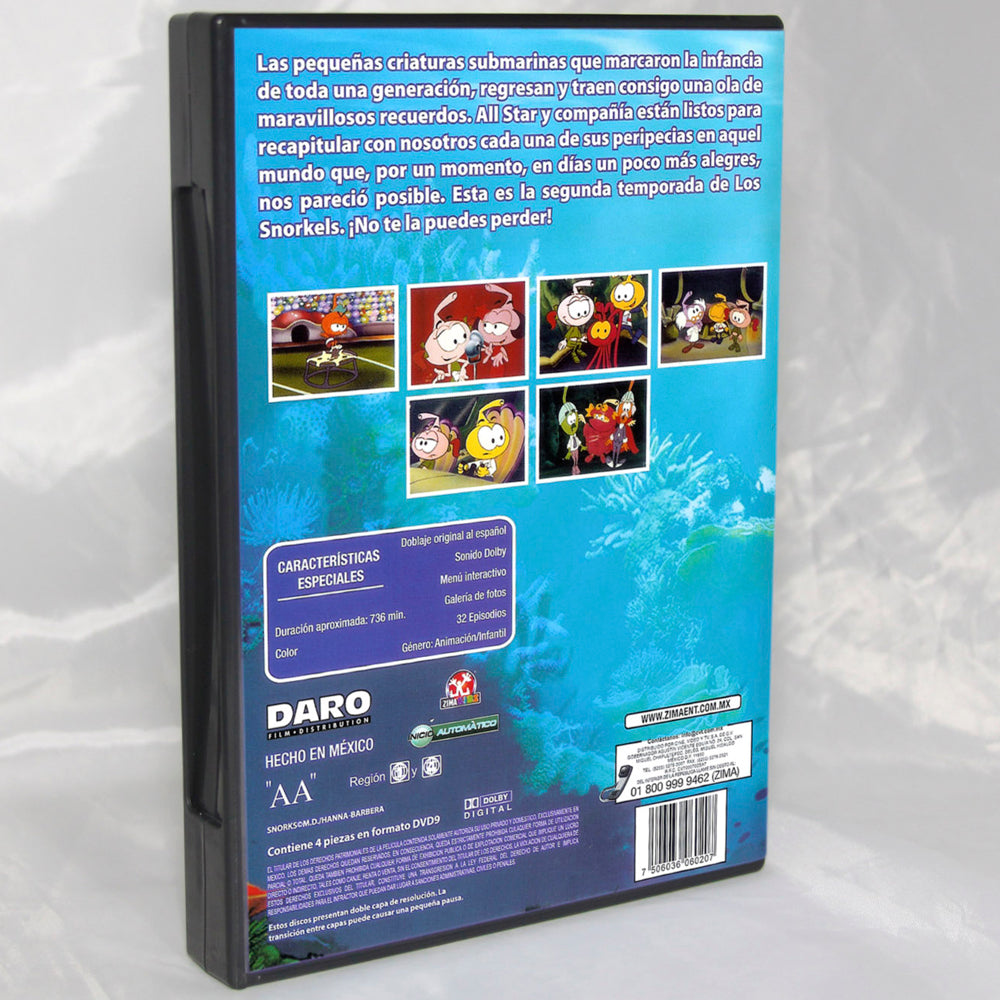 Los Snorkels La Segunda Temporada DVD