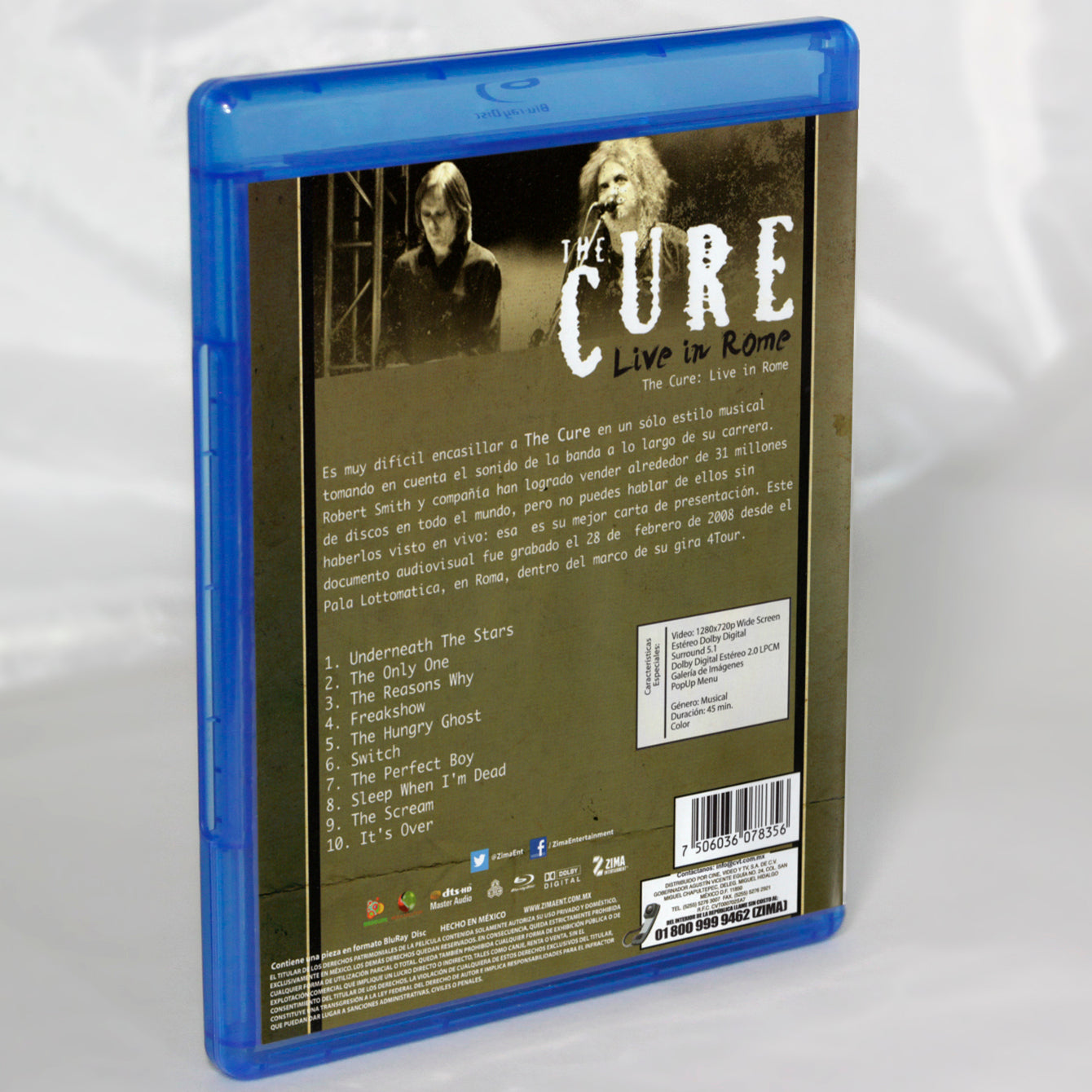 The Cure Live in Roma Blu-ray