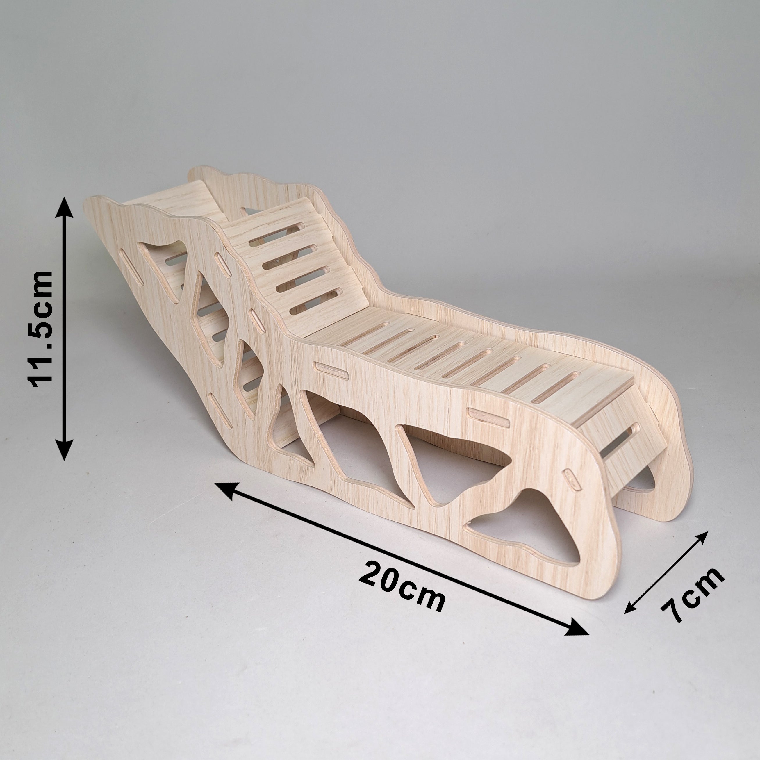 Tunel escondite de madera armable para Hamster