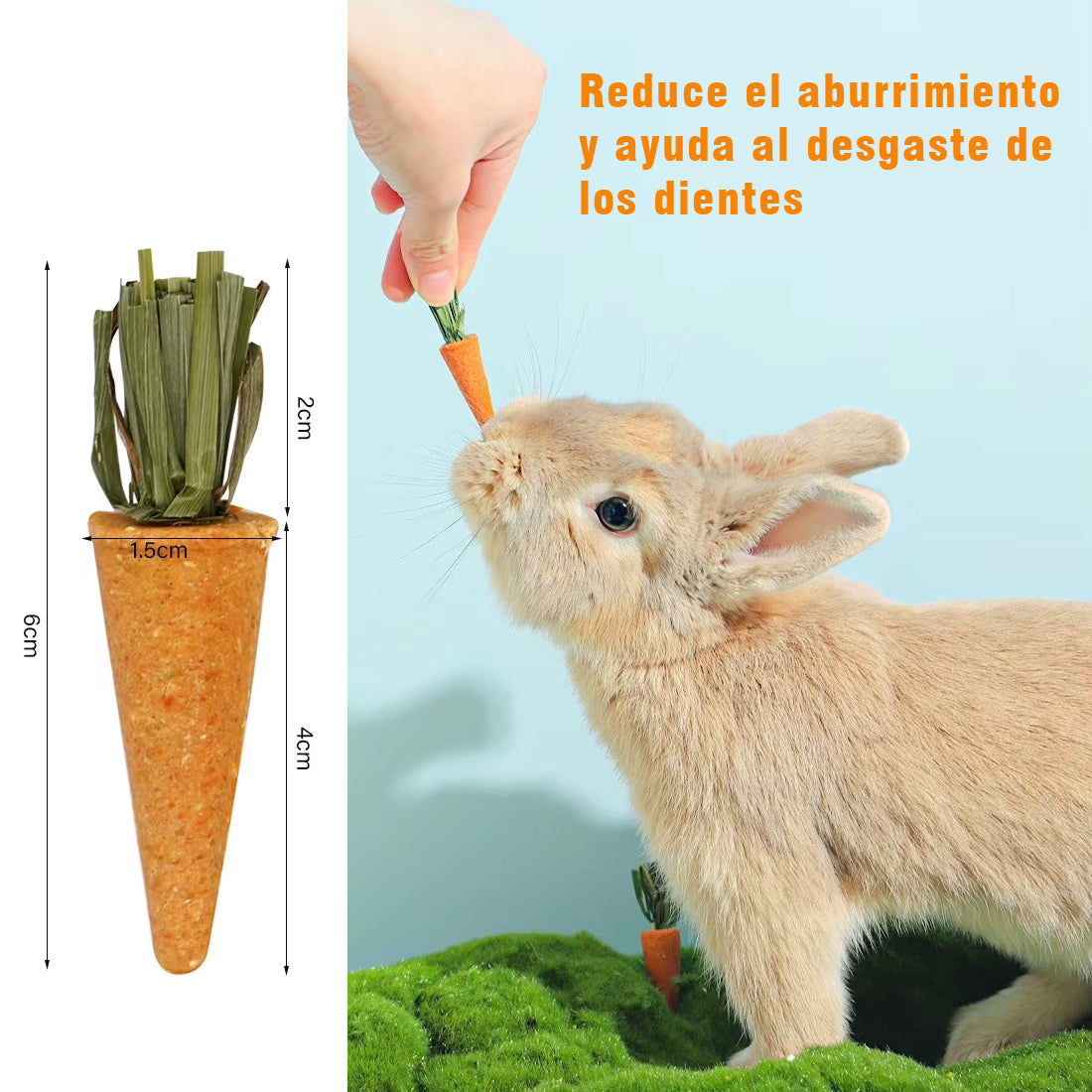 Zanahorias mini masticables 8pzs