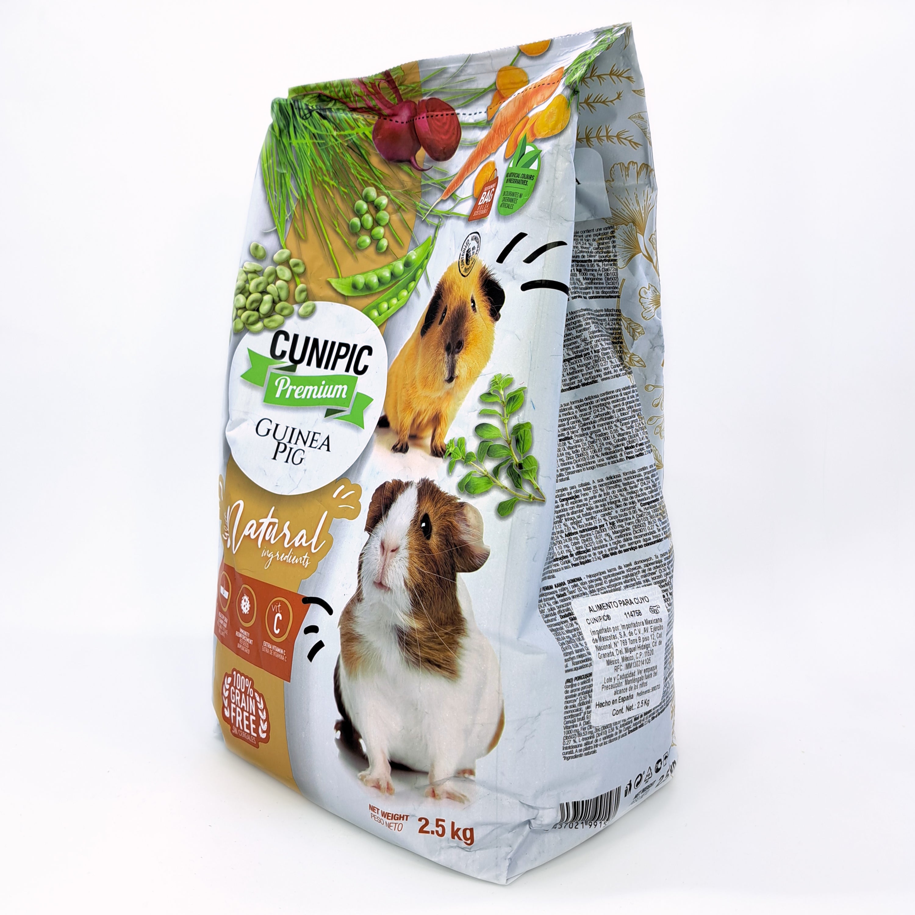 Alimento para Cuyo Premium Cunipic 2.5Kg