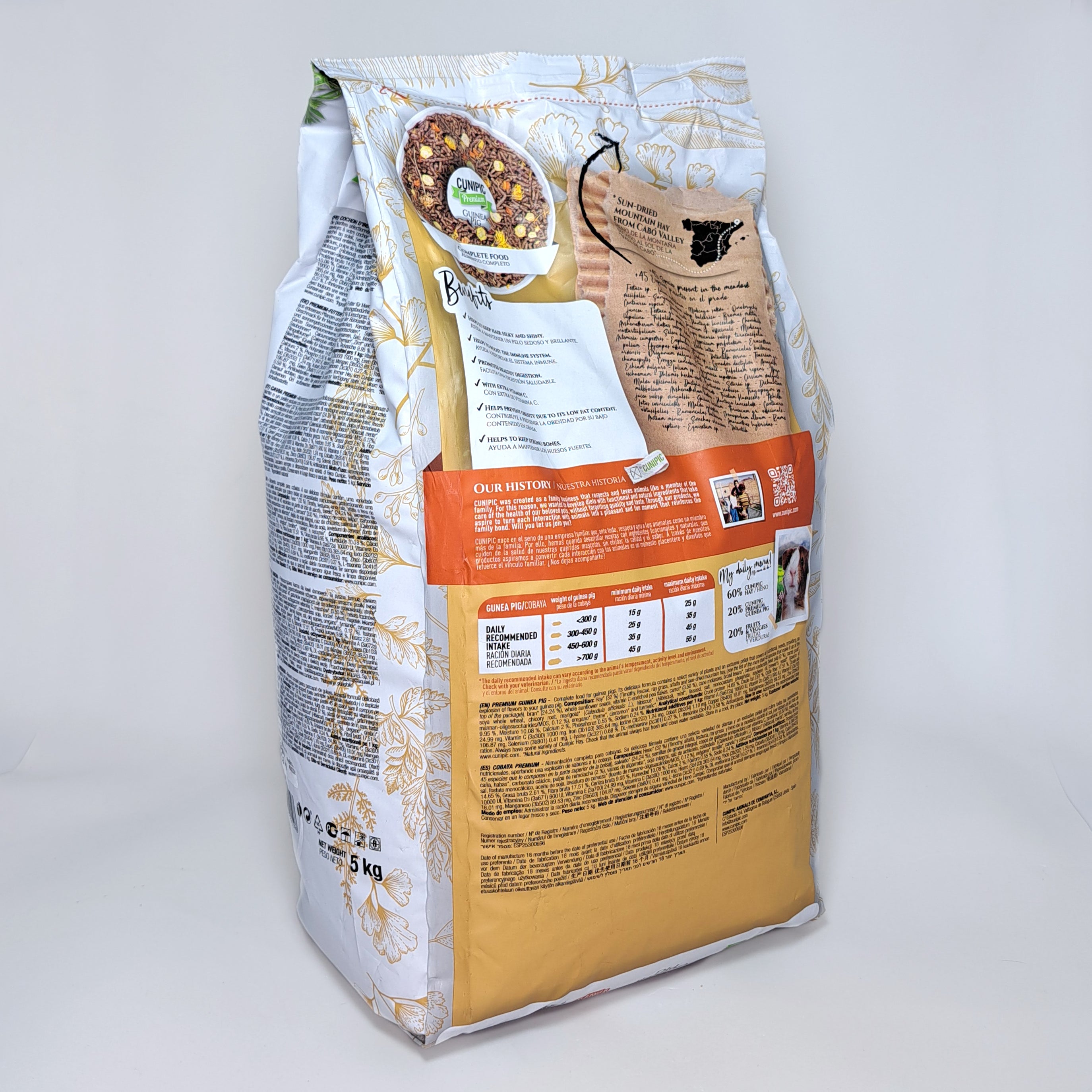 Alimento para Cuyo Premium Cunipic 5Kg