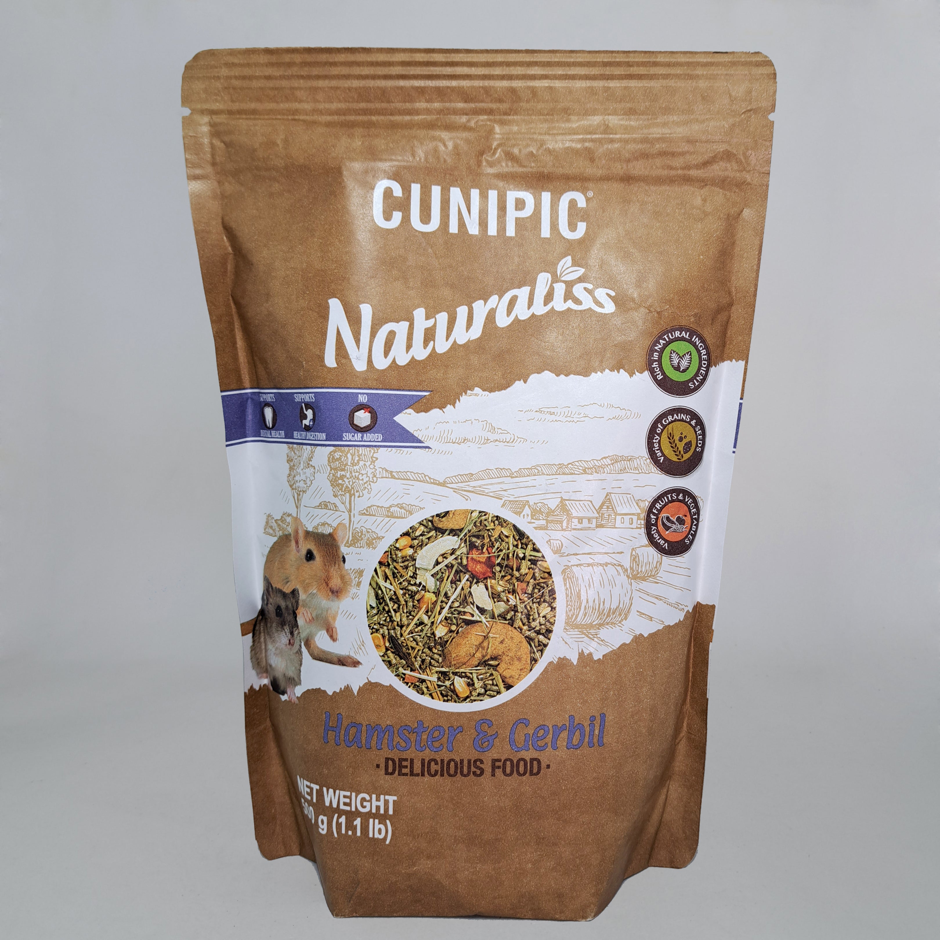 Alimento para Hamster & Jerbo Naturaliss Cunipic 500gr