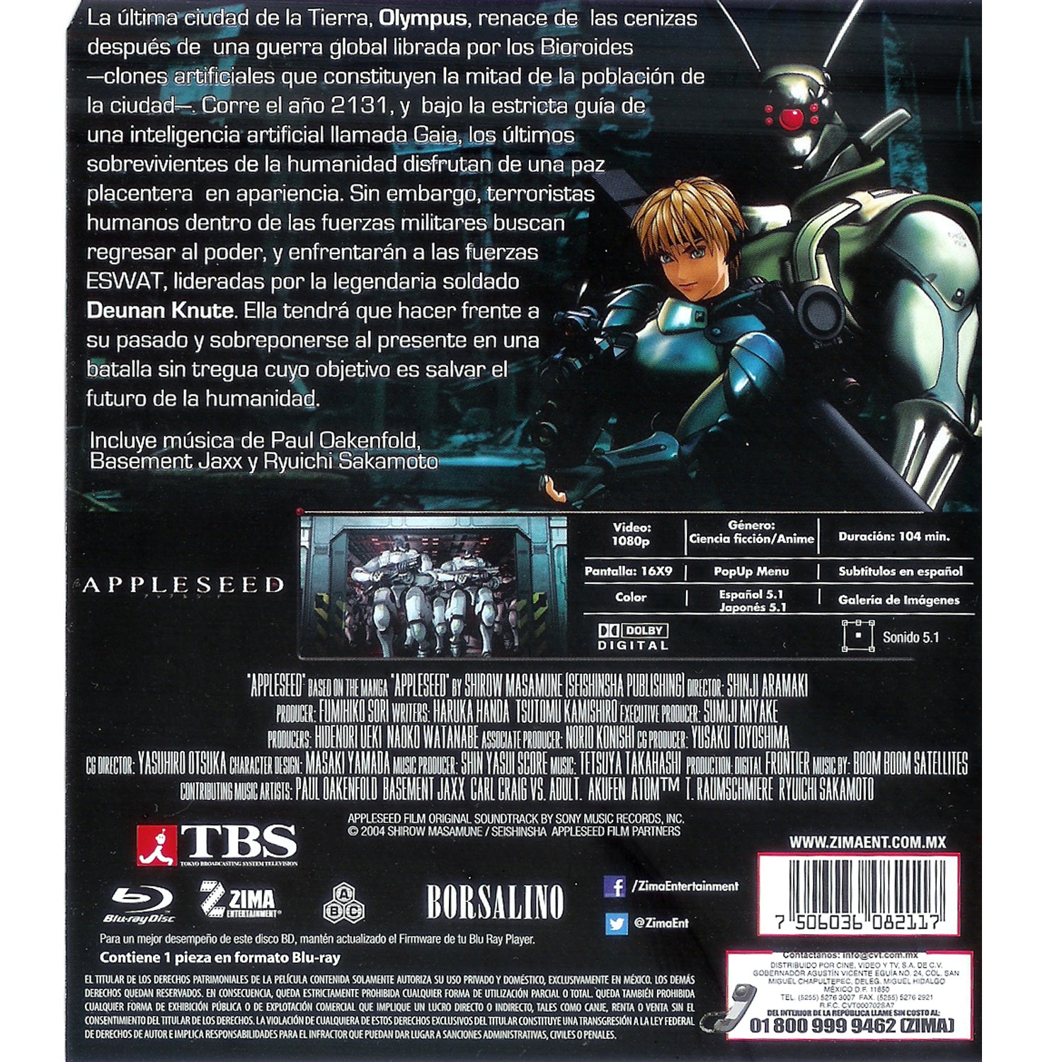 Appleseed 2004 Blu-Ray