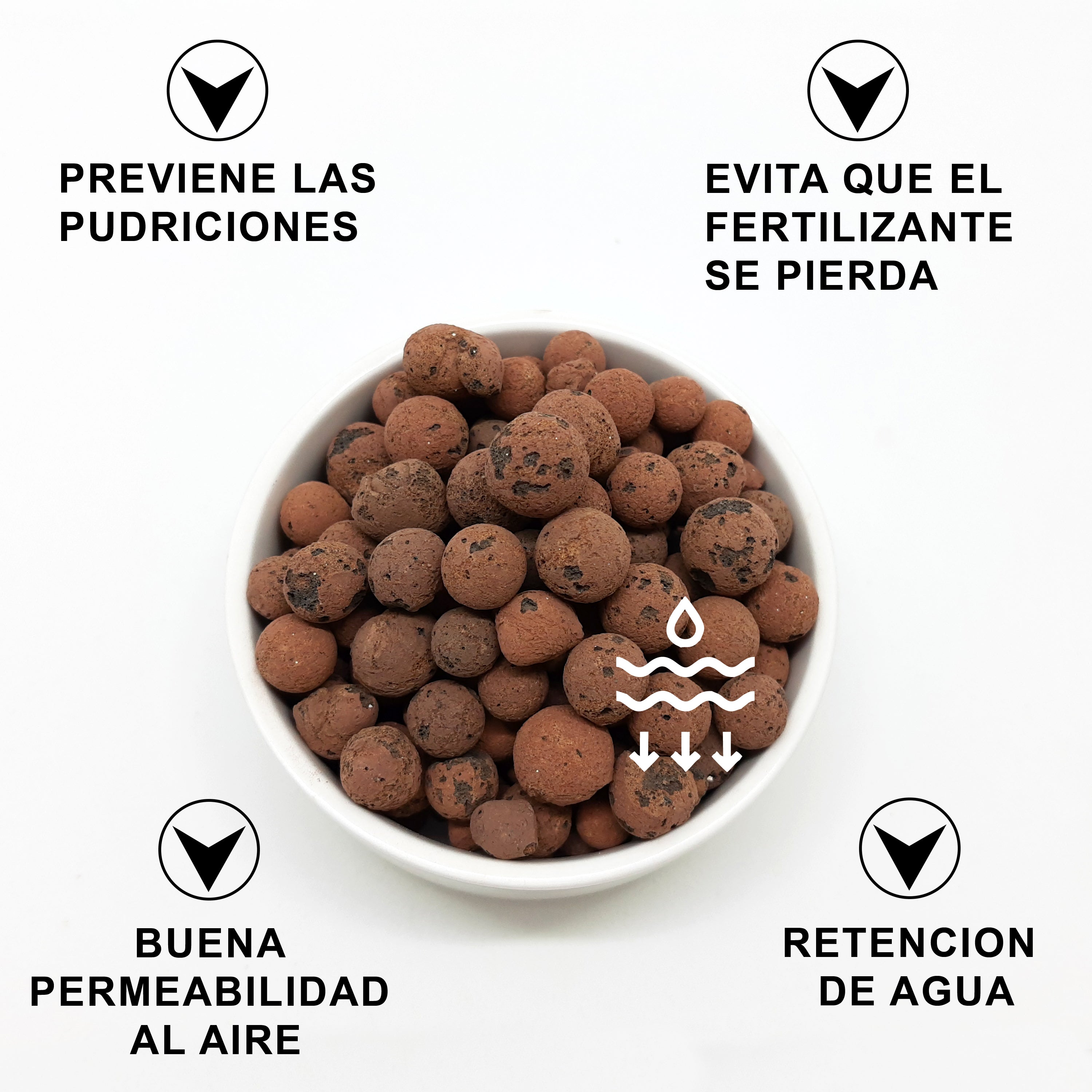 Arcilla Expandida Sustrato para plantas 5kg