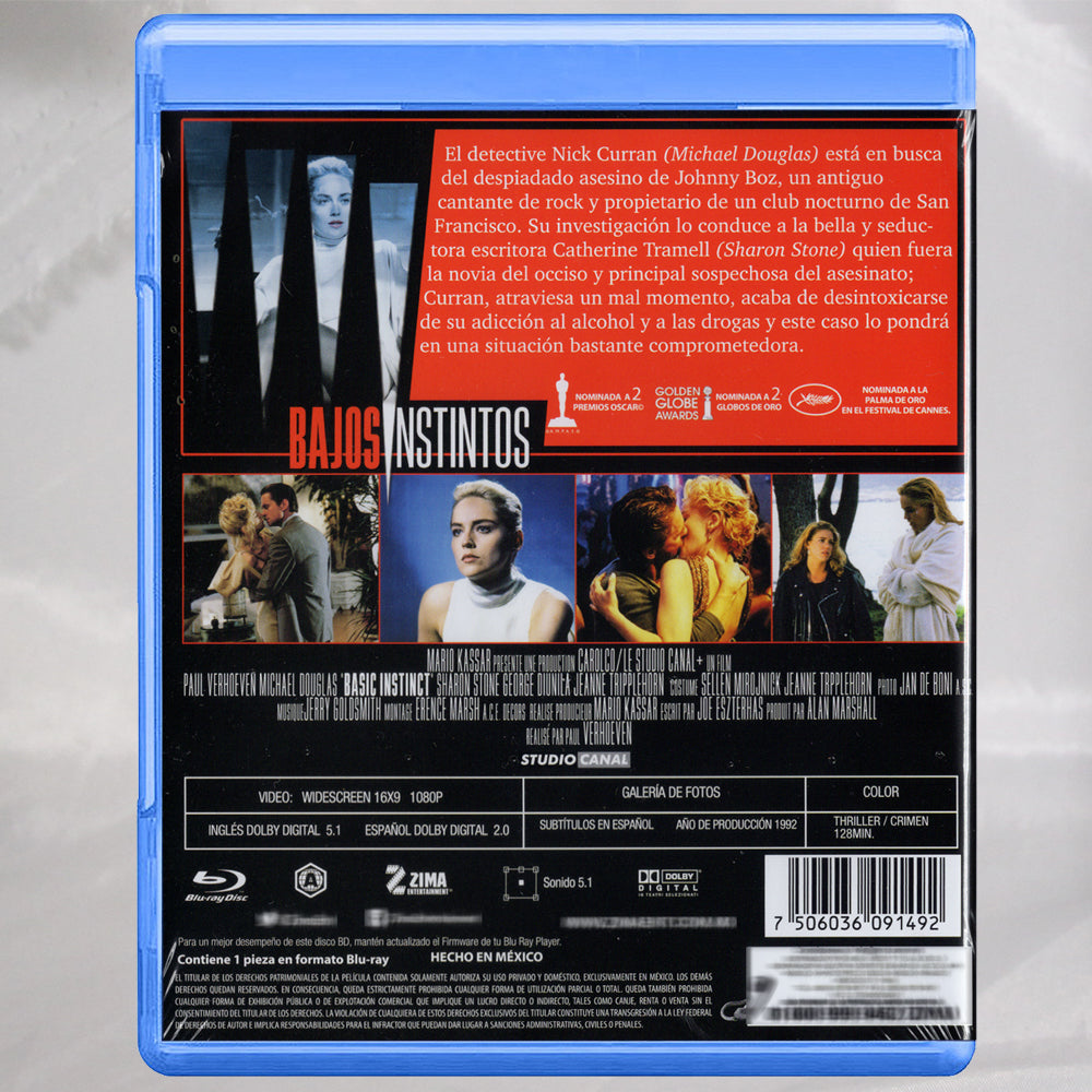 Bajos Instintos Blu-ray