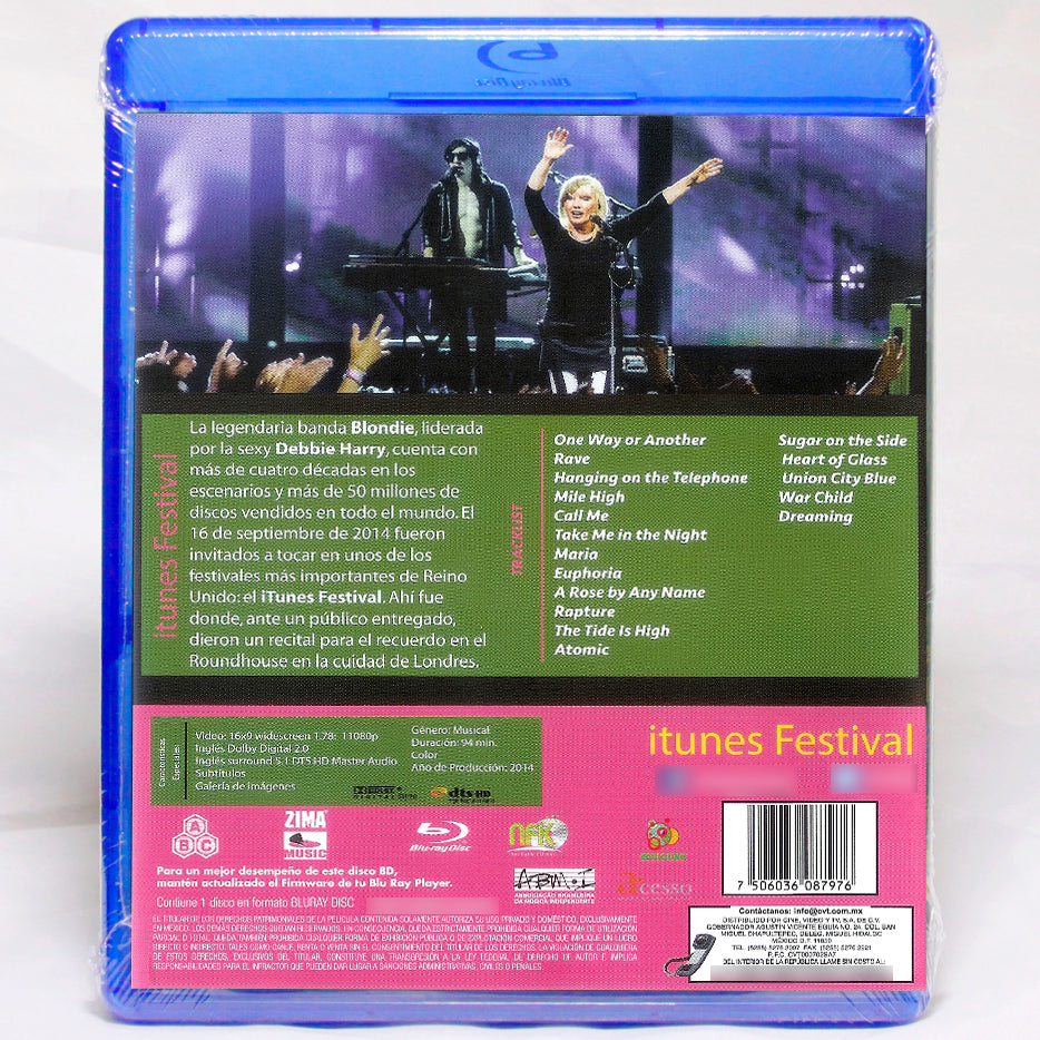 Blondie itunes Festival Blu-ray