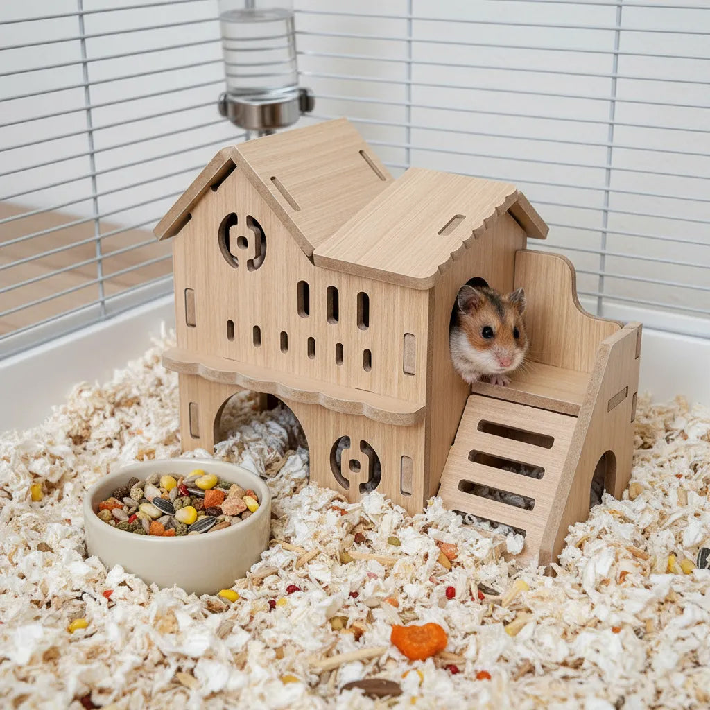 Casa escondite armable para Hamster