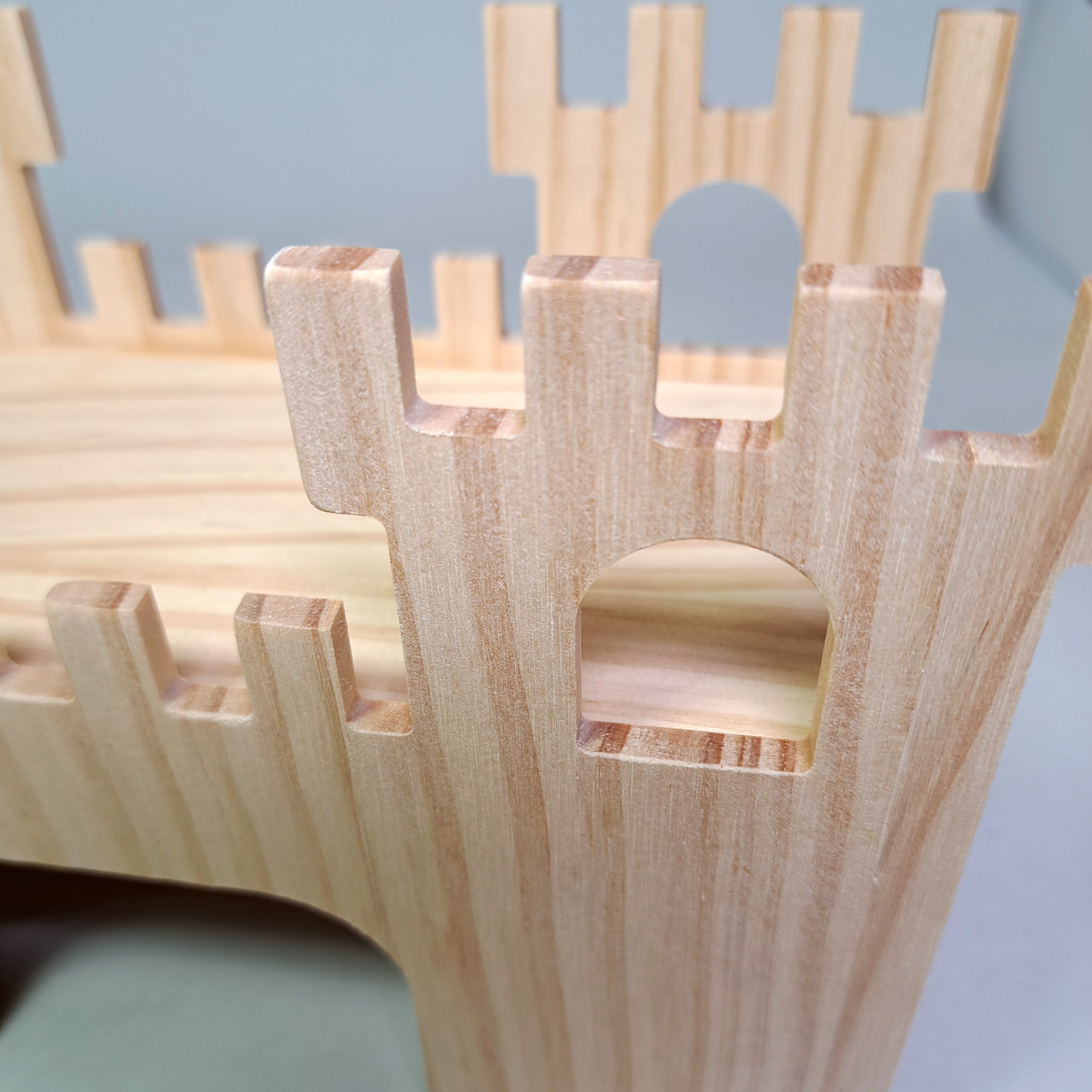 Castillo de madera de pino para Hamster