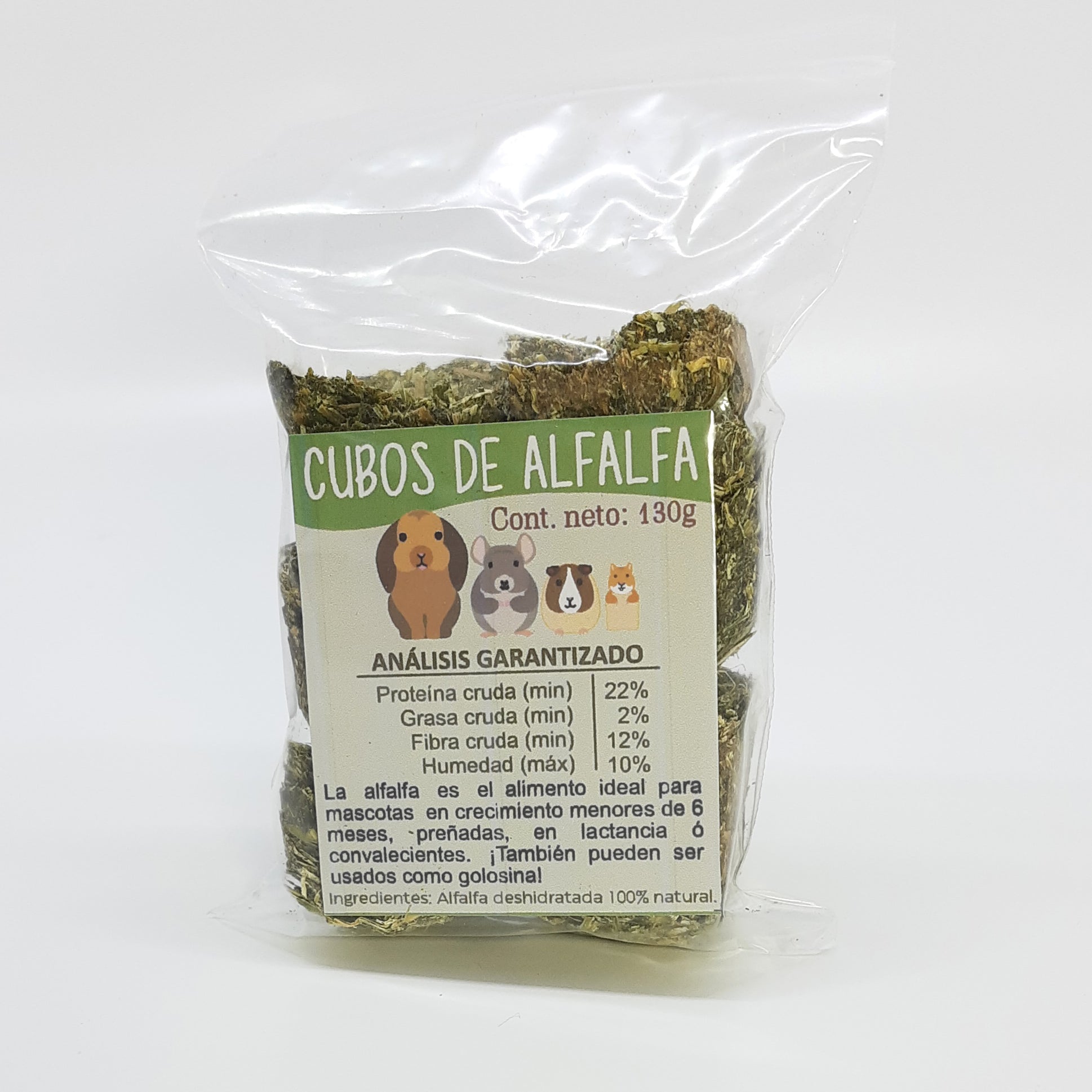 Cubos de Alfalfa 130grs