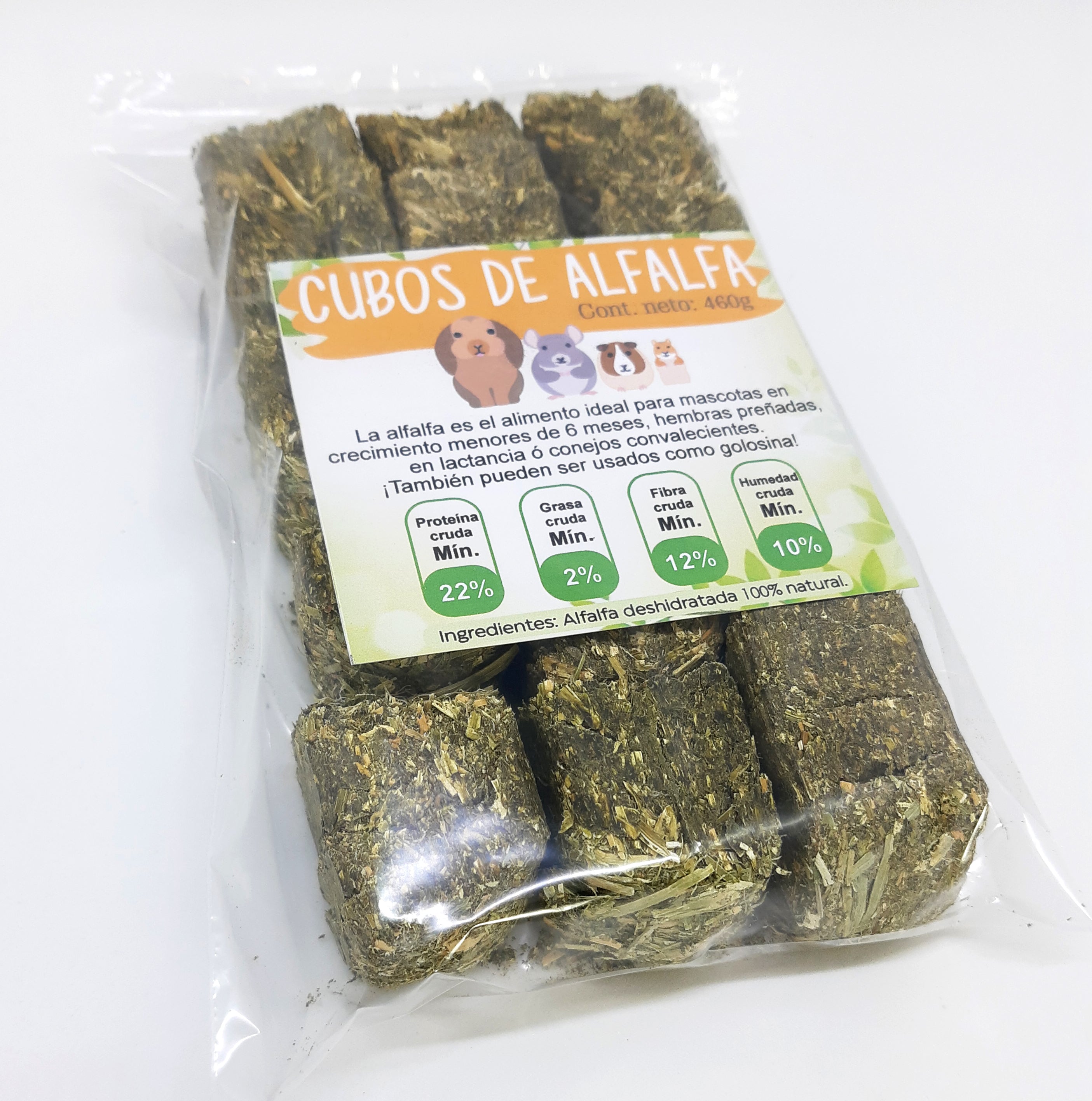 Cubos de Alfalfa 500grs