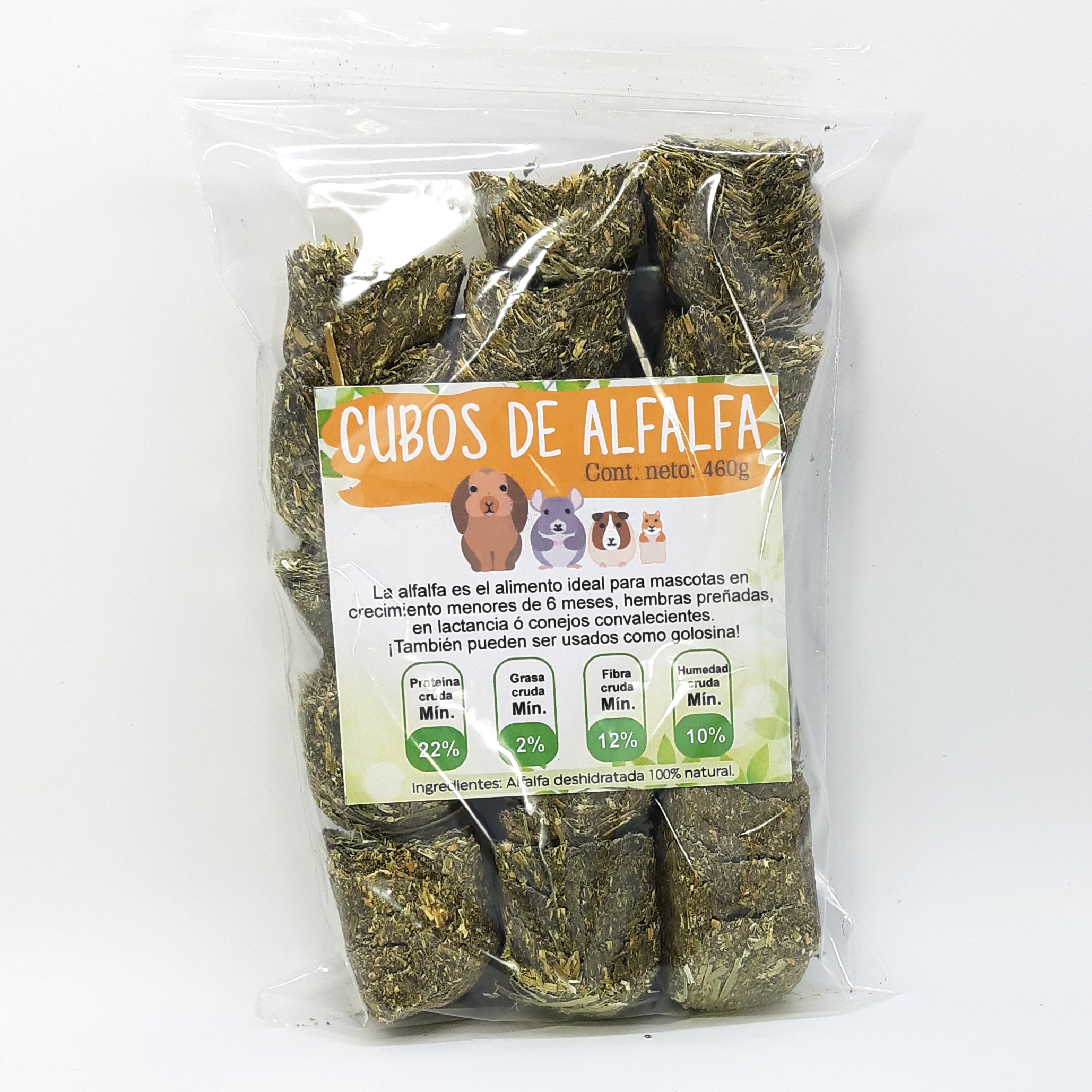 Cubos de Alfalfa 500grs