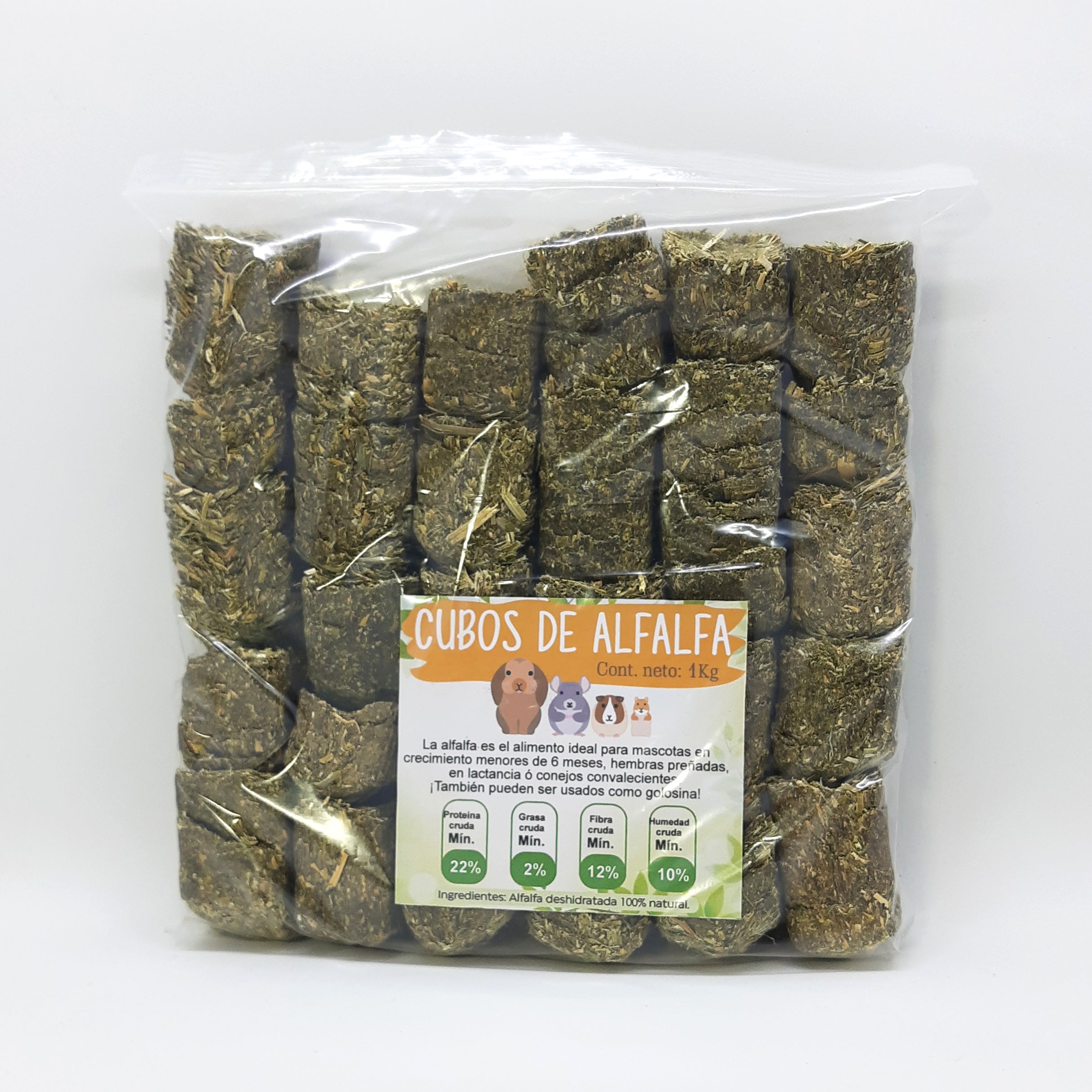 Cubos de Alfalfa 1Kg