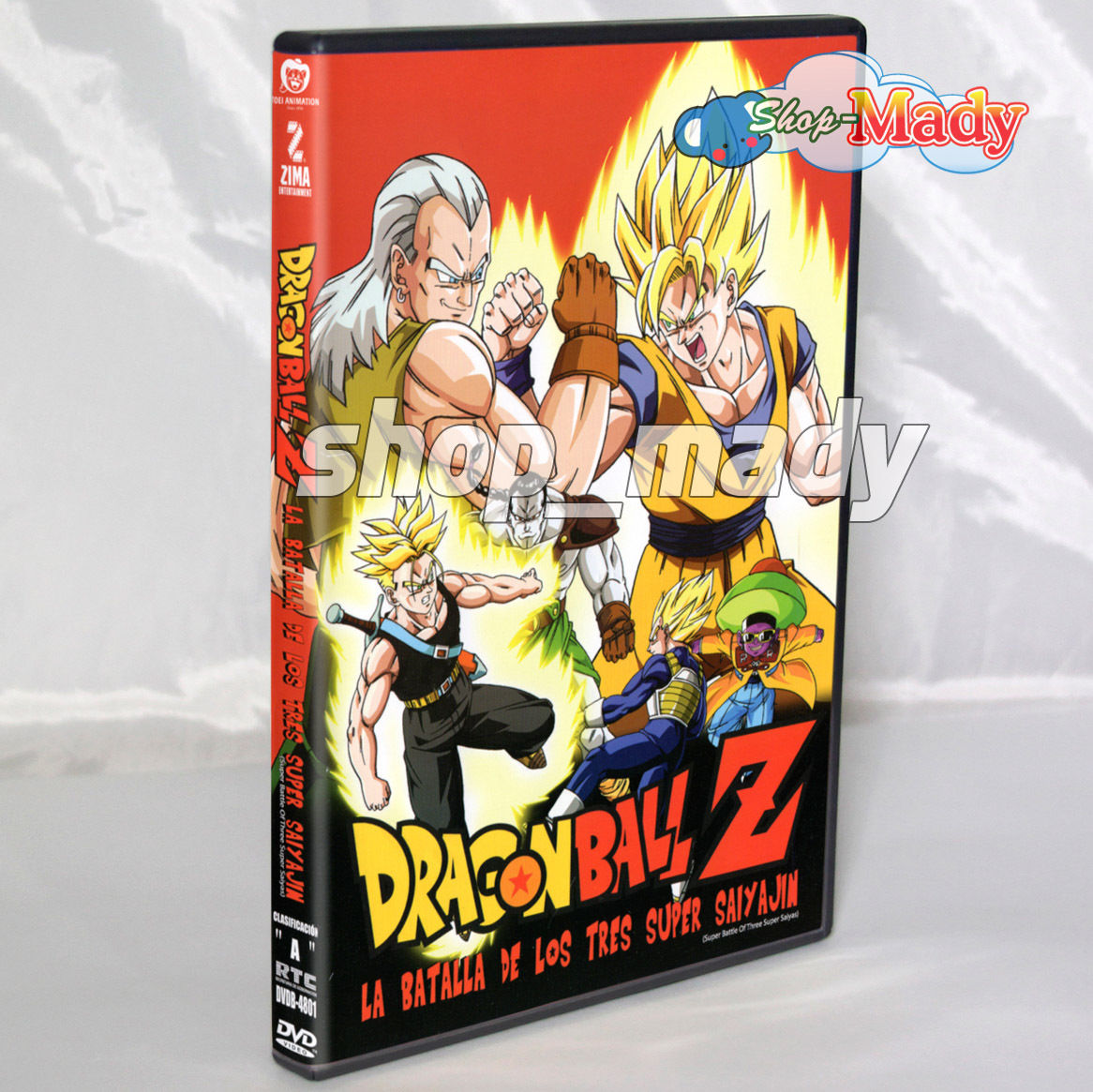 Dragon Ball Z La Batalla De Los Tres Super Saiyajin DVD