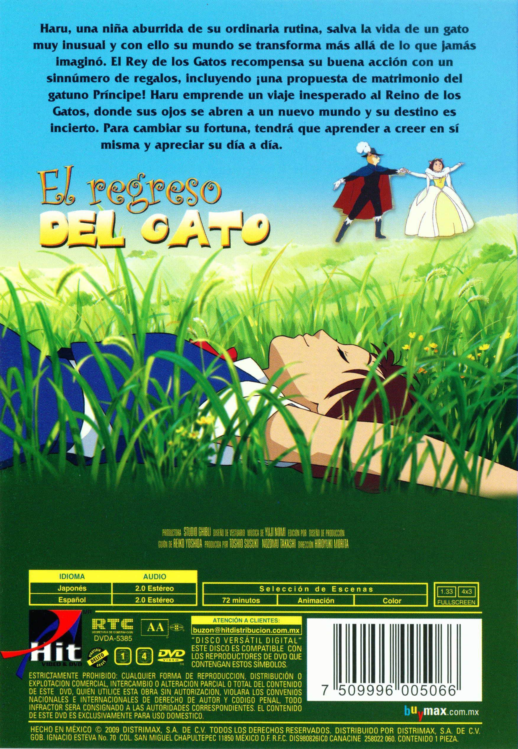 El regreso del gato DVD