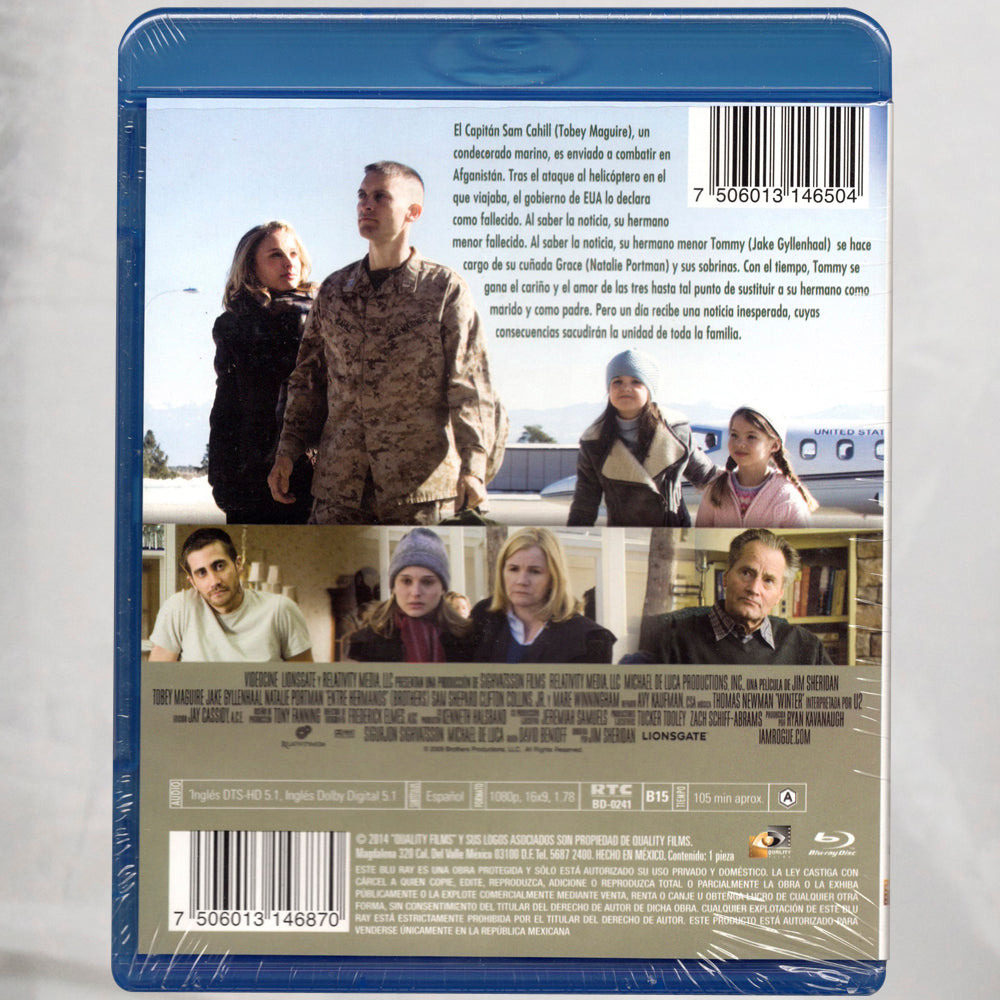 Entre Hermanos (Brothers) Blu-ray