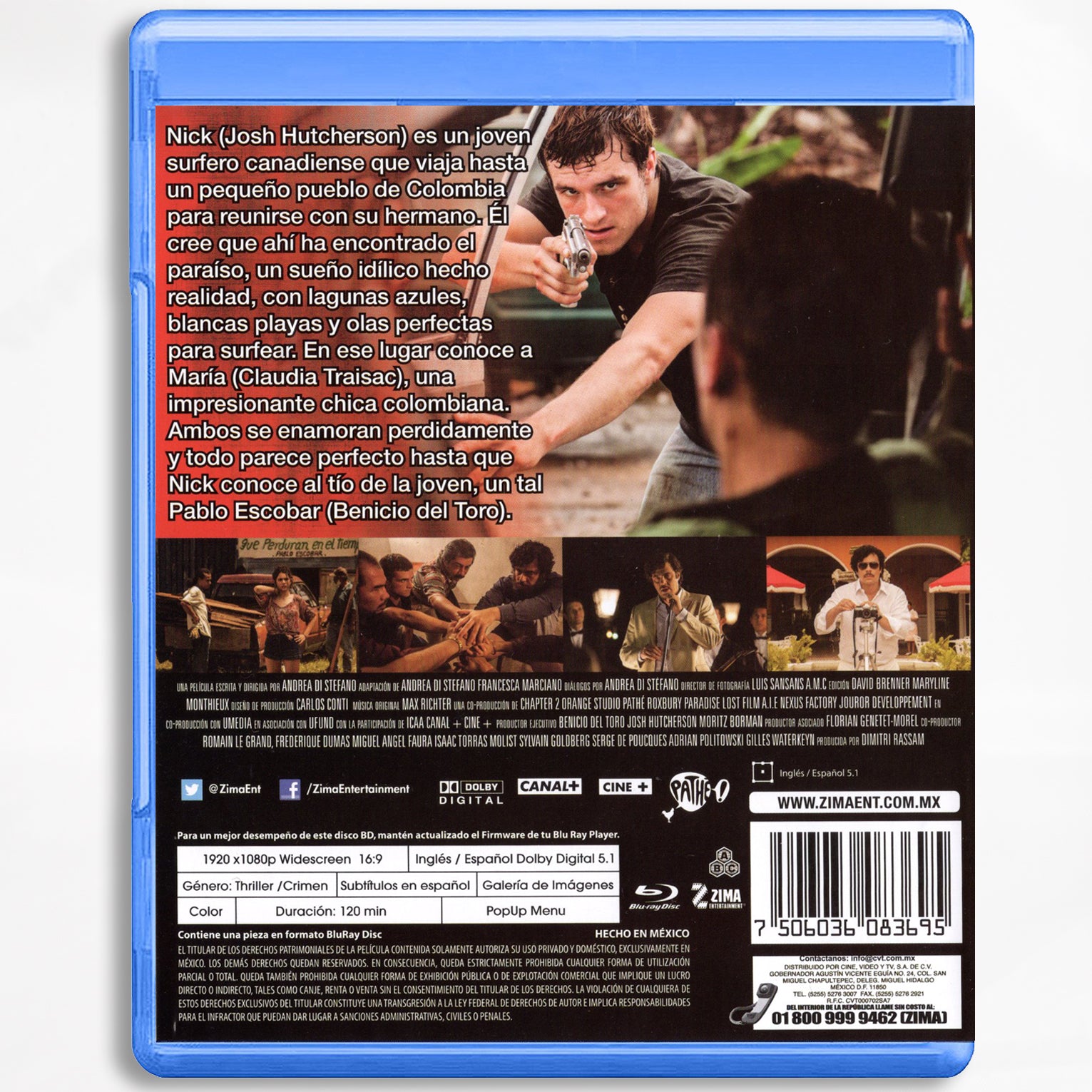 Escobar Paradise Lost Blu-ray