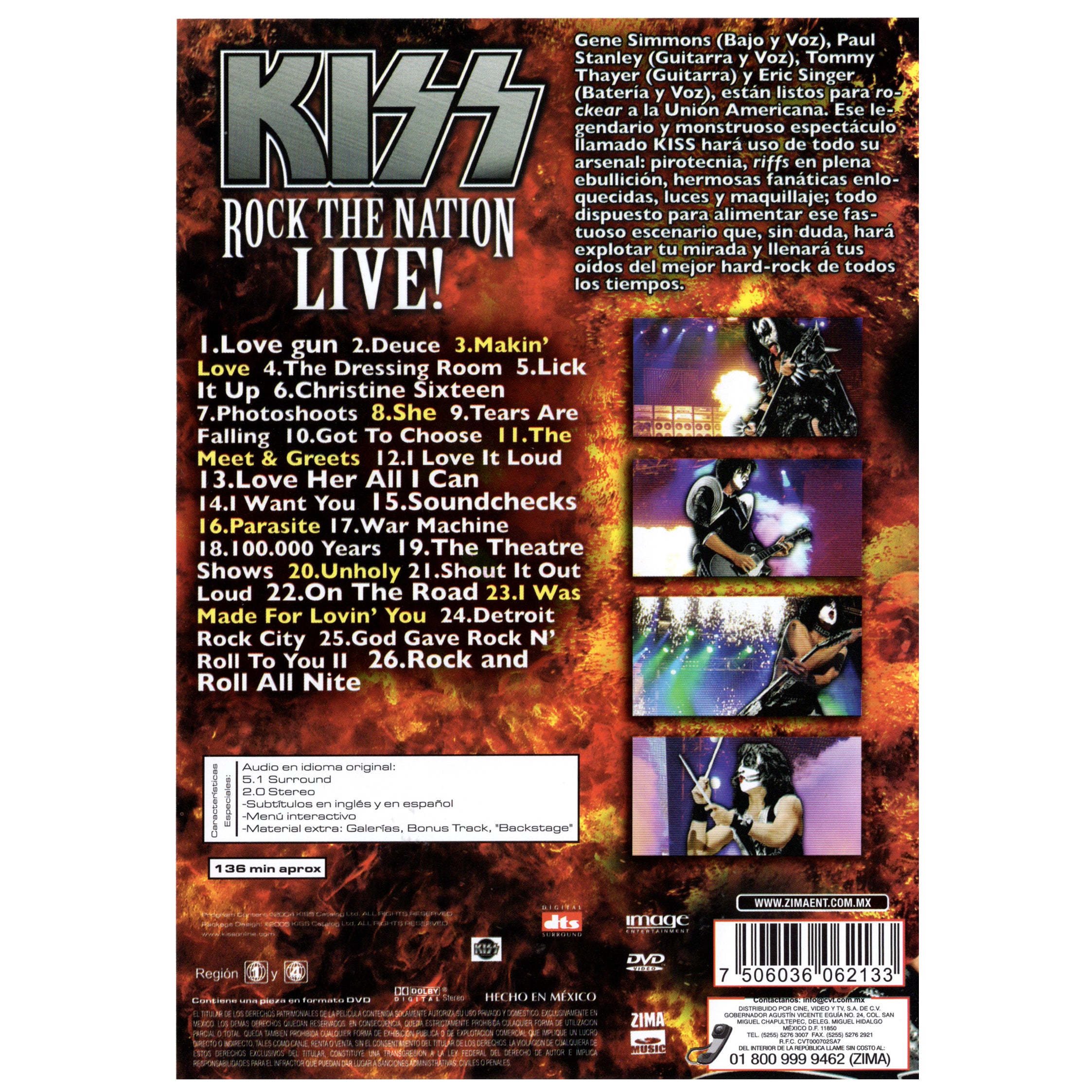 Kiss Rock the Nation Live! DVD