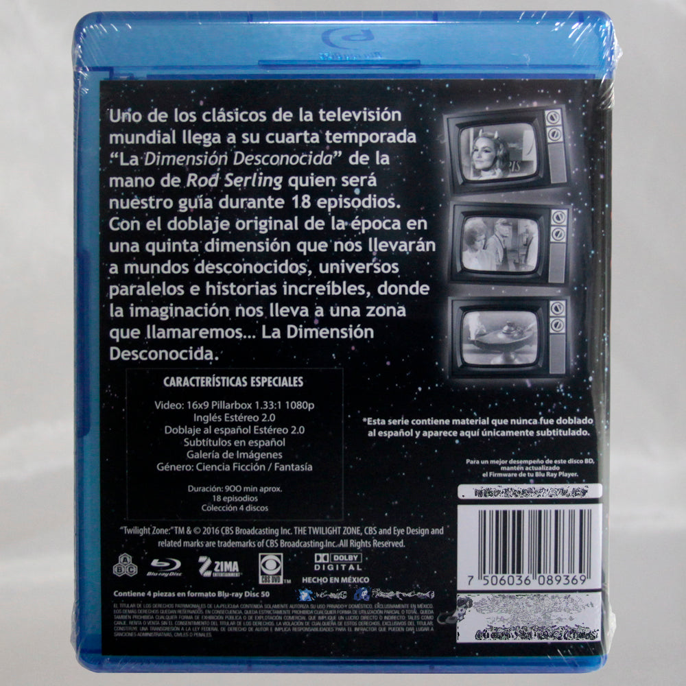 La Dimension Desconocida La Cuarta Temporada Blu-ray