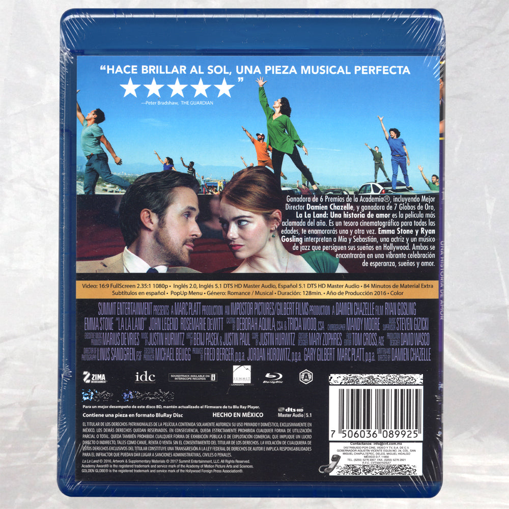 La La Land - Una Historia De Amor Blu-ray