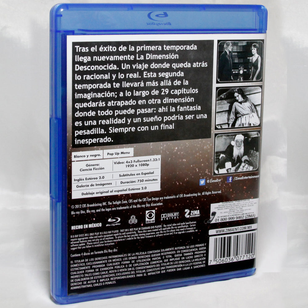 La Dimension Desconocida La Segunda Temporada Blu-ray